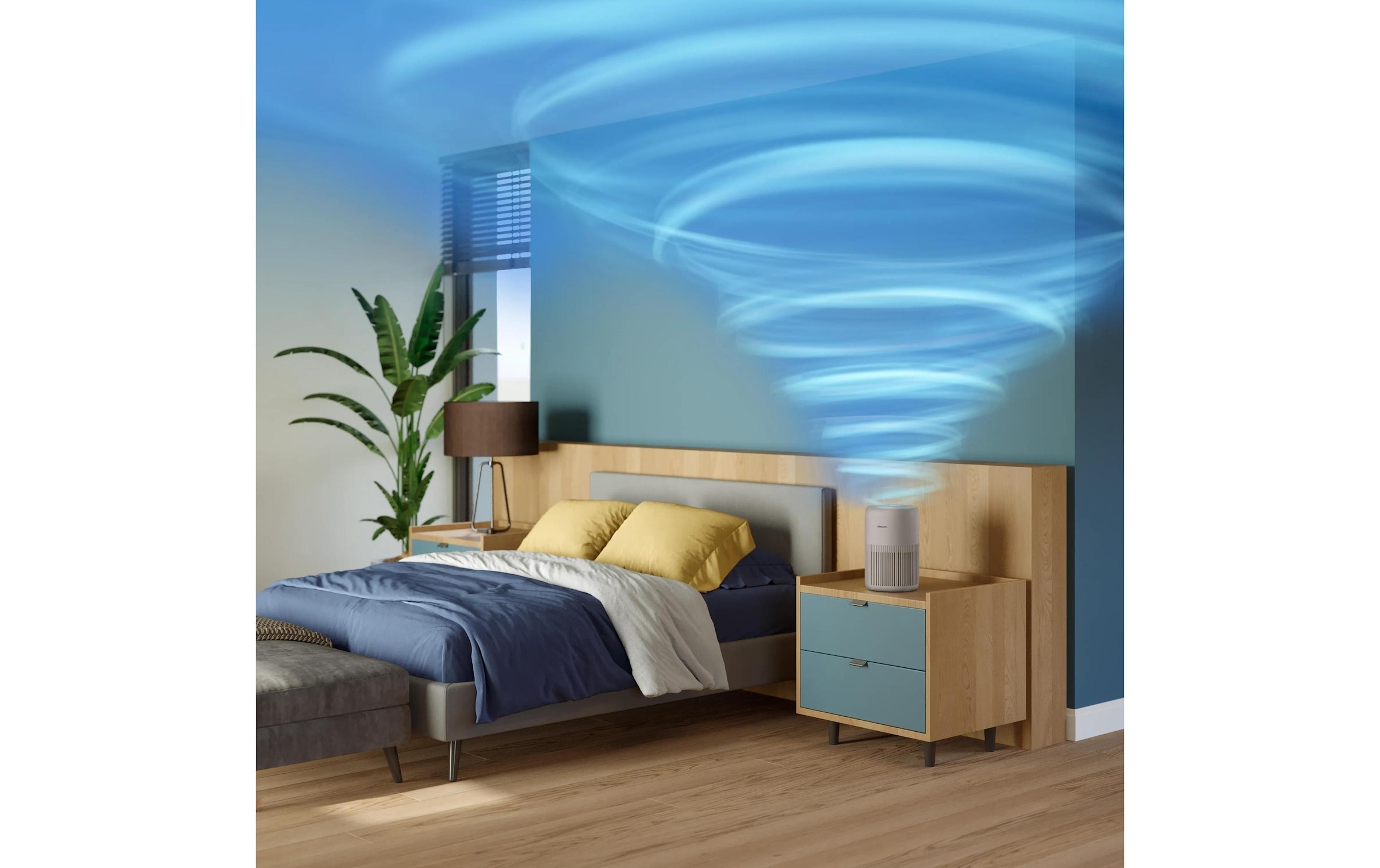 Philips Luftreiniger »PureProtect Mini 900 Series, Luftreinigungsrate 250 m³/h« für 65 qm Räume 2-Schichten-HEPA-Filtersystem, leise, AC0920/10