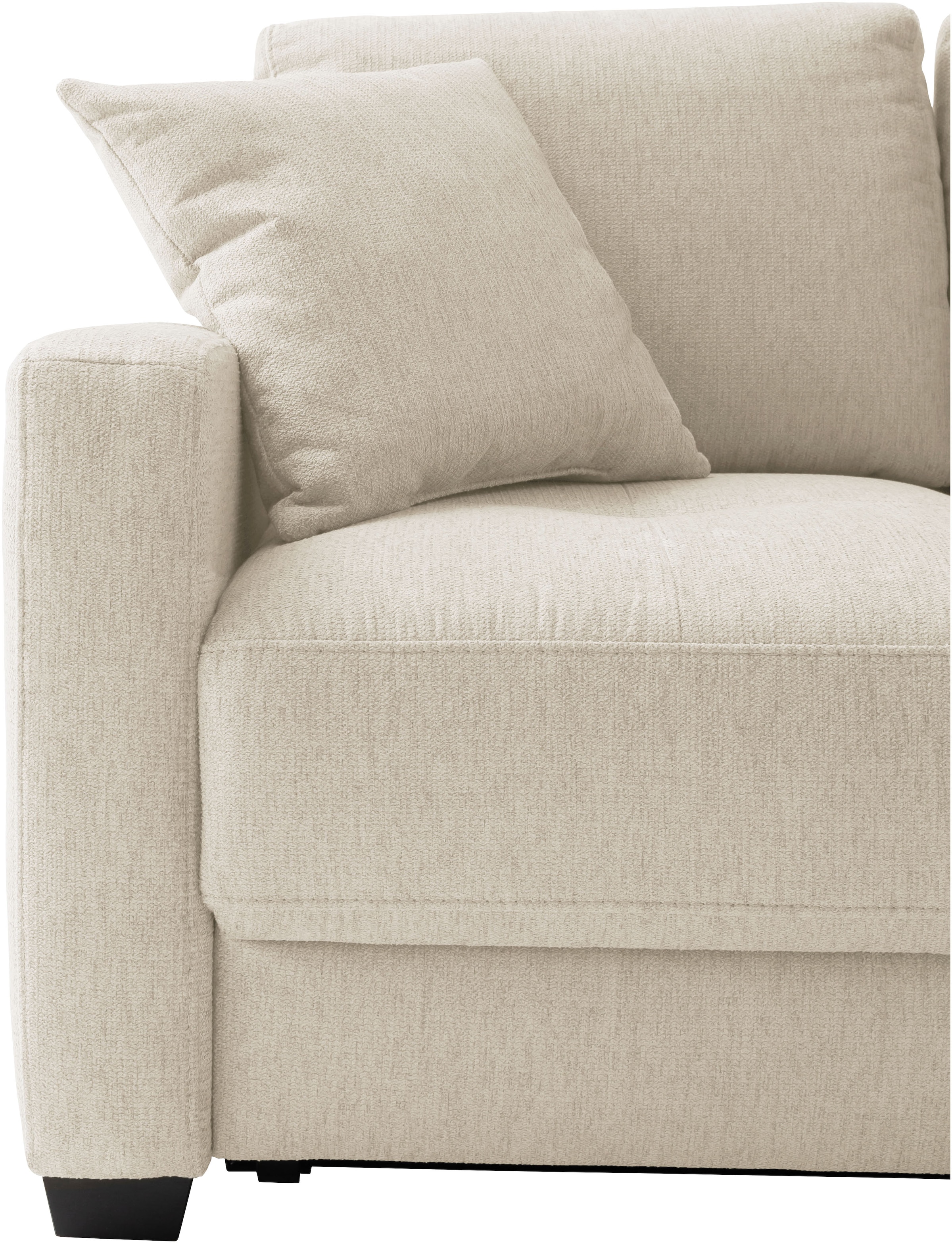 Mr. Couch Canapé d'angle »Pierre, L-Form mit BoxSpring« Mit Boxpring-Taschenfederkern