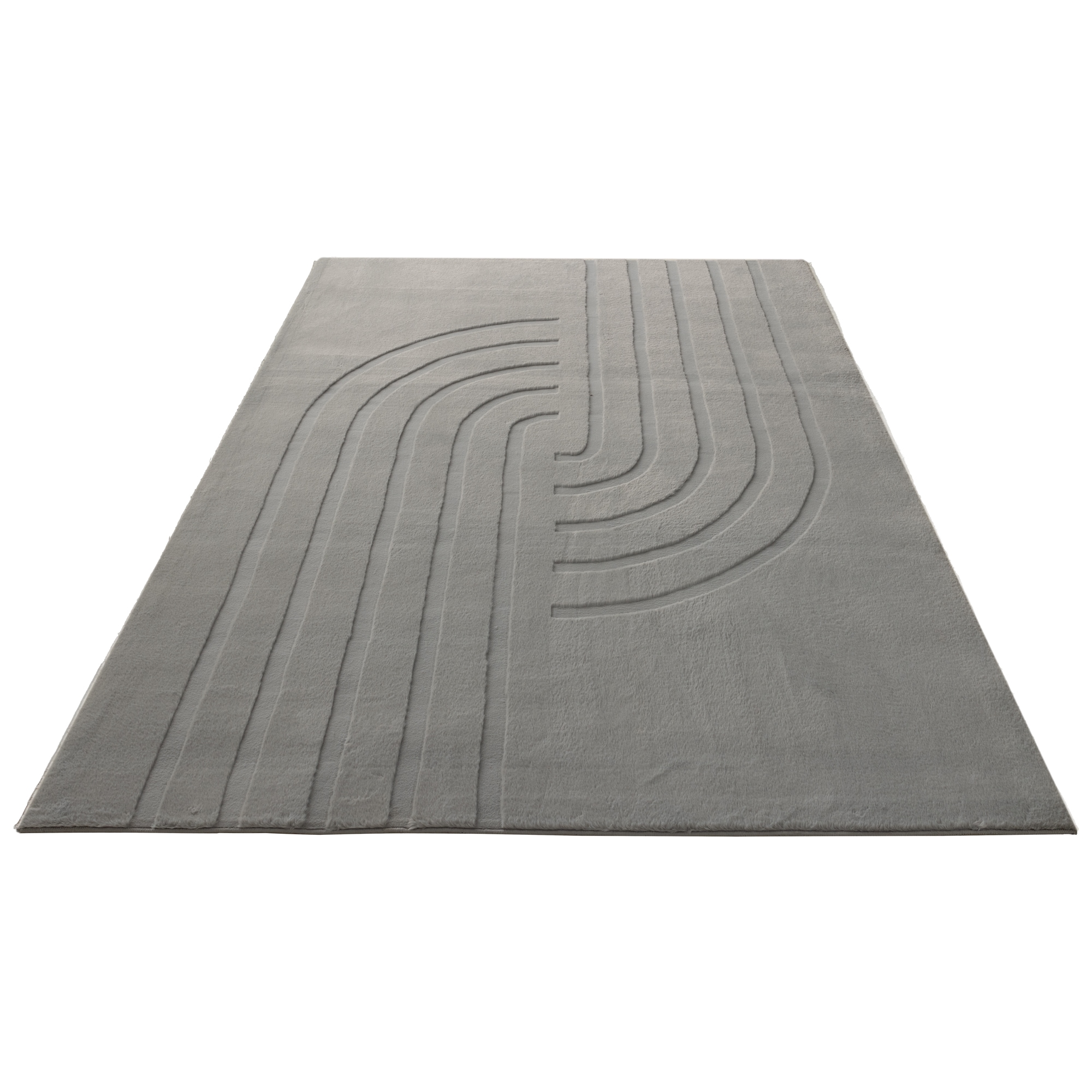 Obsession Tapis »Zen Deluxe 700« Rectangulaire 22 mm Höhe couleurs unies, design moderne, effet haut-bas, salon