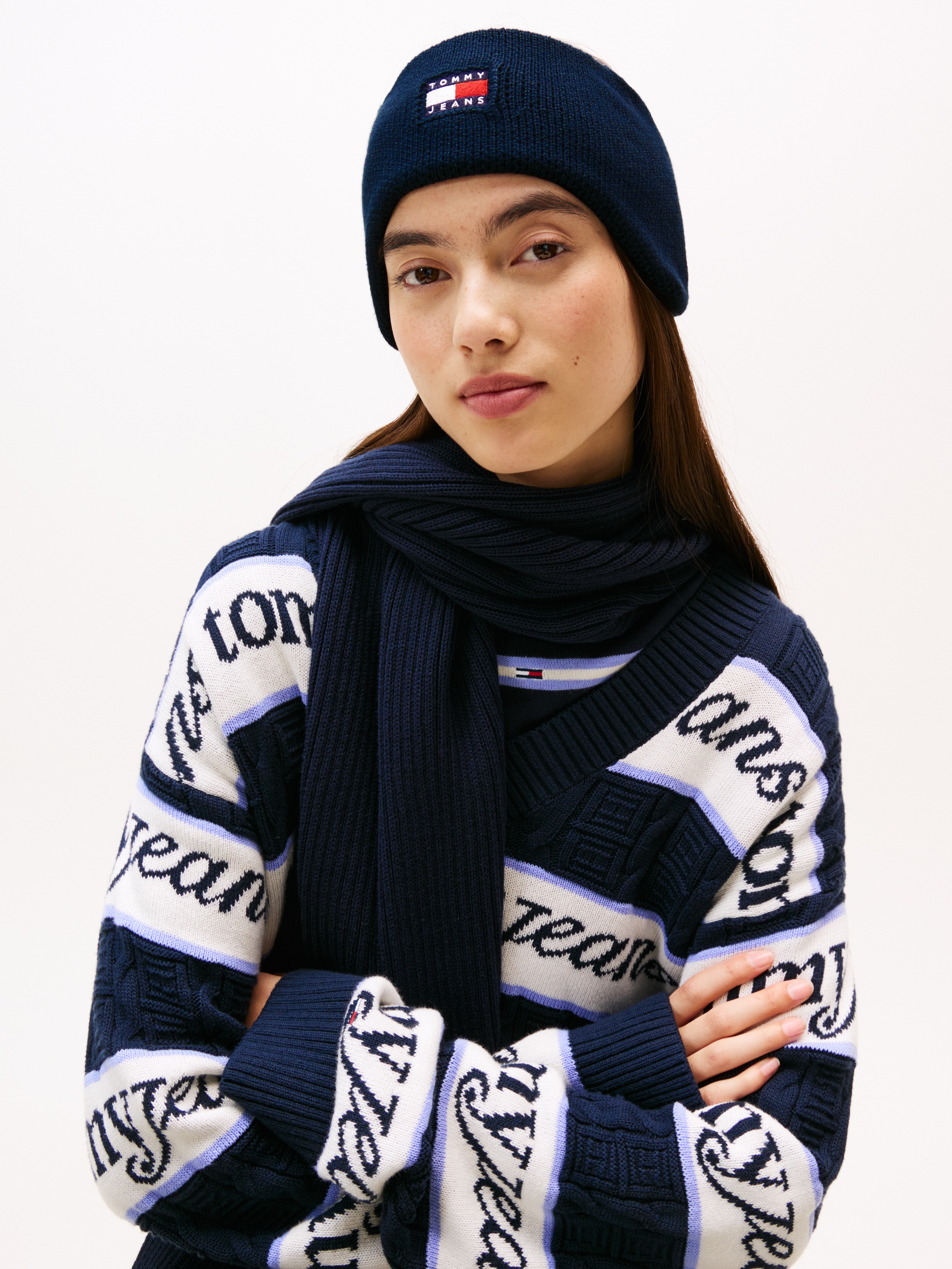 Tommy Jeans Stirnband »TJW HERITAGE CORE« One Size, gestrickt