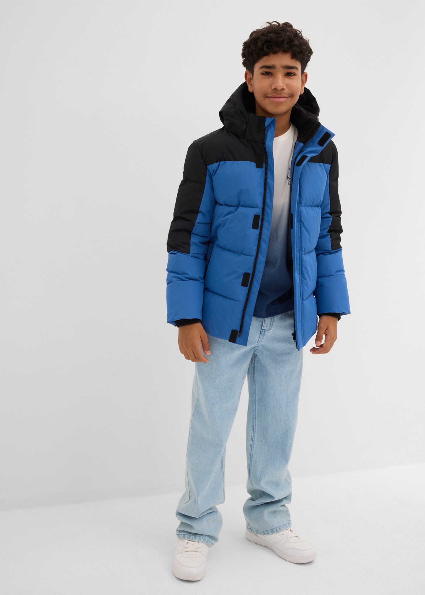 bonprix Veste d'hiver avec doublure polaire douce, coupe régulière, style décontracté, pour garçons