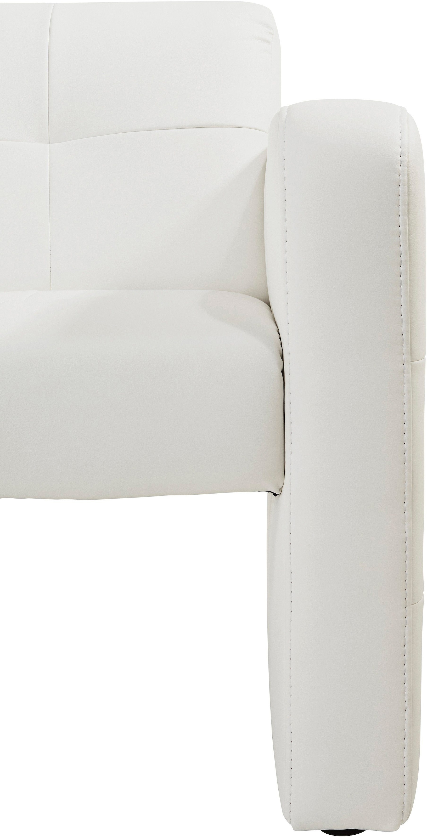 exxpo - sofa fashion Banc »Barista Küchensofa, kompakte Stellmasse, Sitzhöhe 49cm« avec dossier