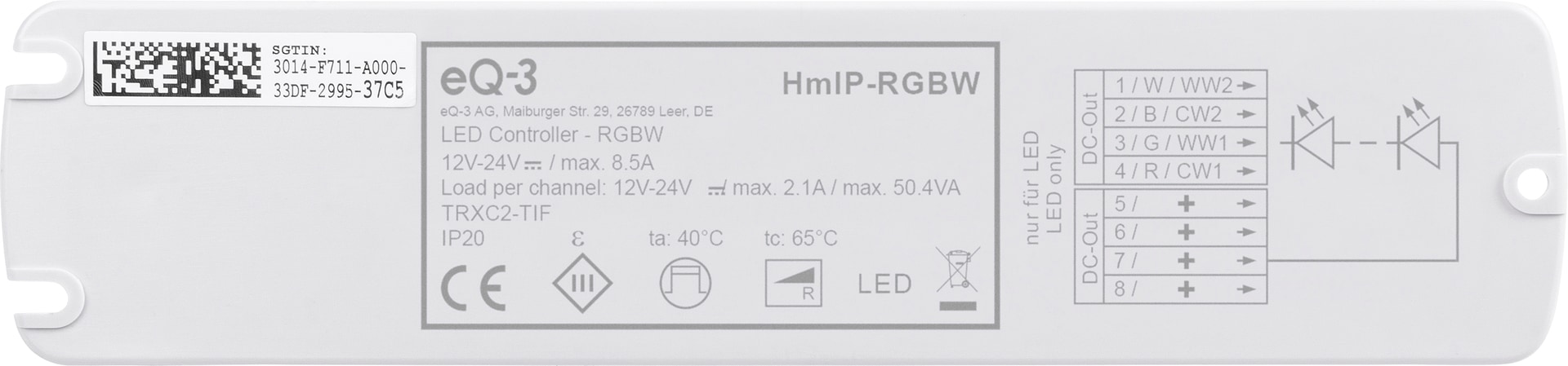 Homematic IP Smart-Home-Zubehör »LED Controller – RGBW«