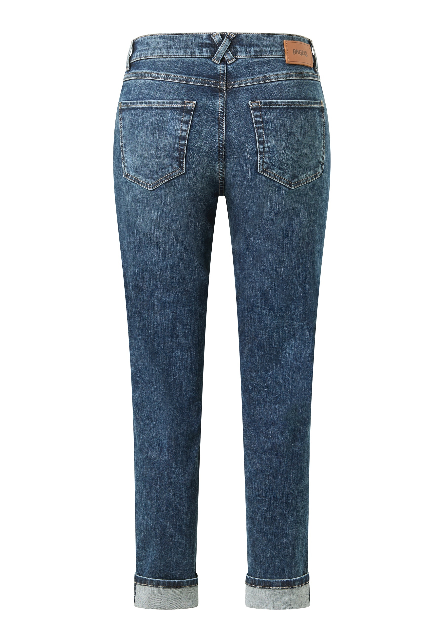ANGELS Jeans 7/8 »DARLEEN SPARKLE« avec ourlet retourné, coupe droite, denim stretch