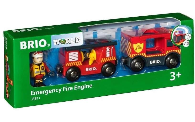 BRIO® Jouet pompier »BRIO Feuerwehr Leiterfahrzeug«