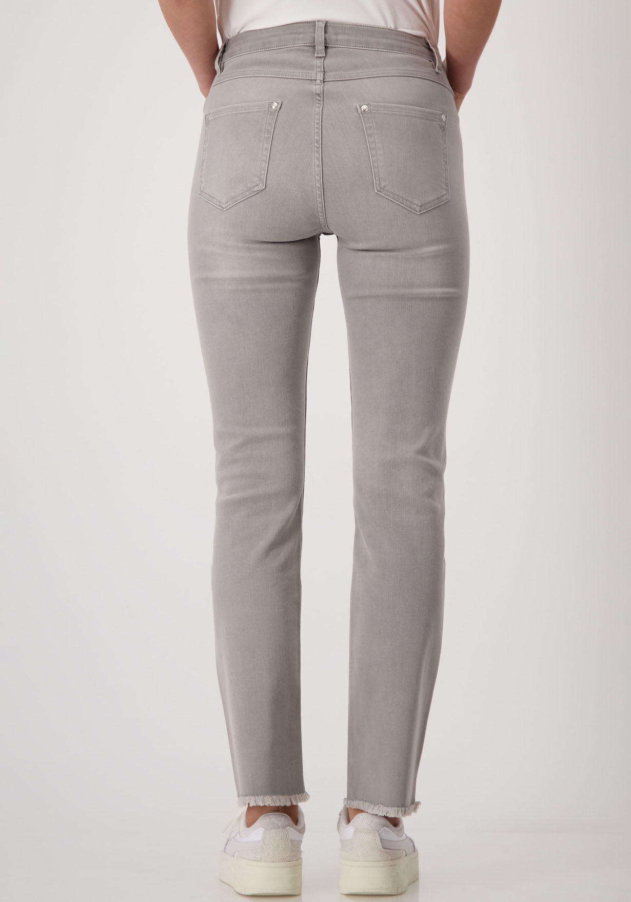 Monari Pantalon slim  mit Glitzernieten