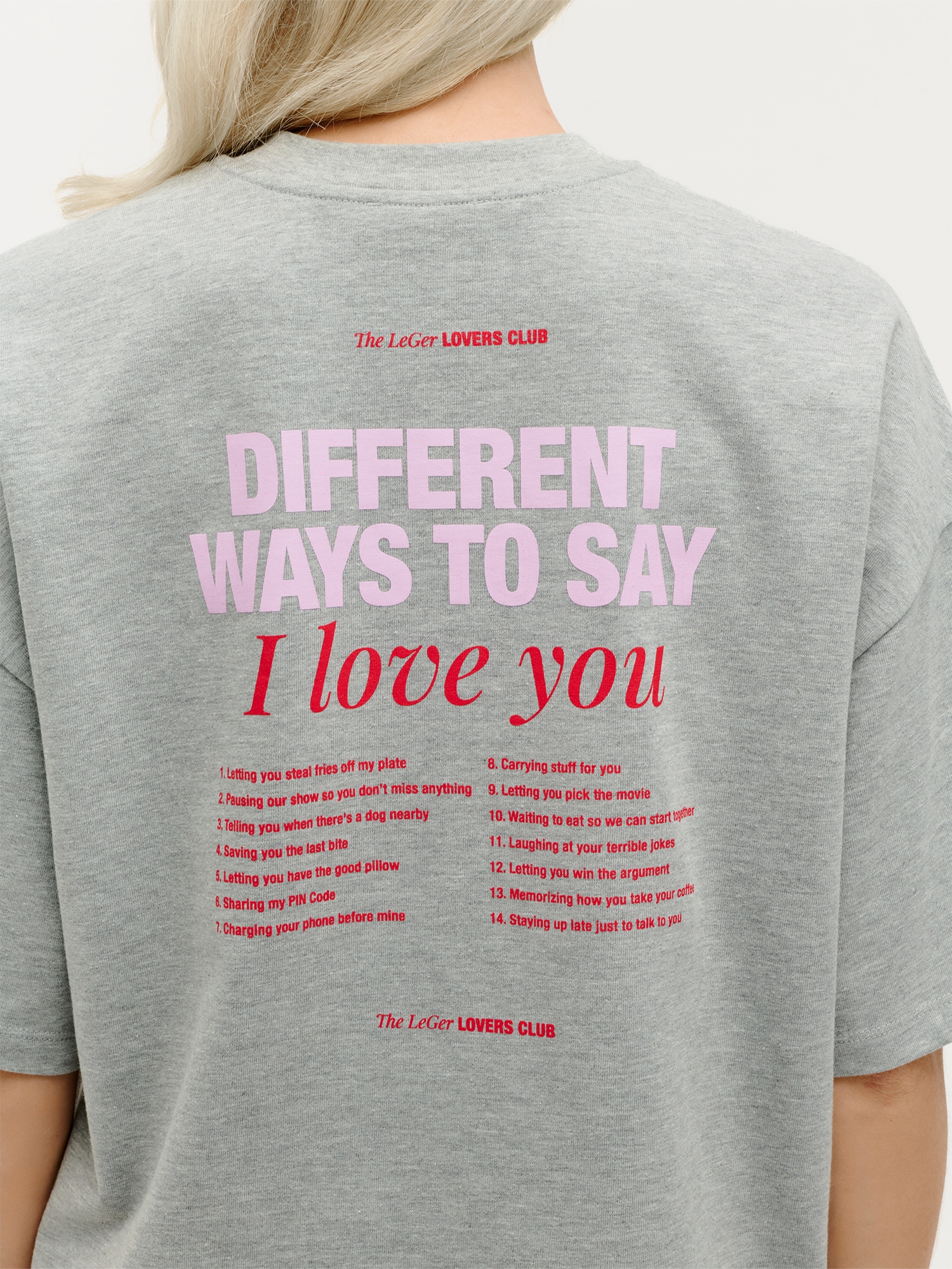 LeGer T-shirt »Lotte, LeGer by Lena Gercke« grosser Rückenprint, locker geschnitten