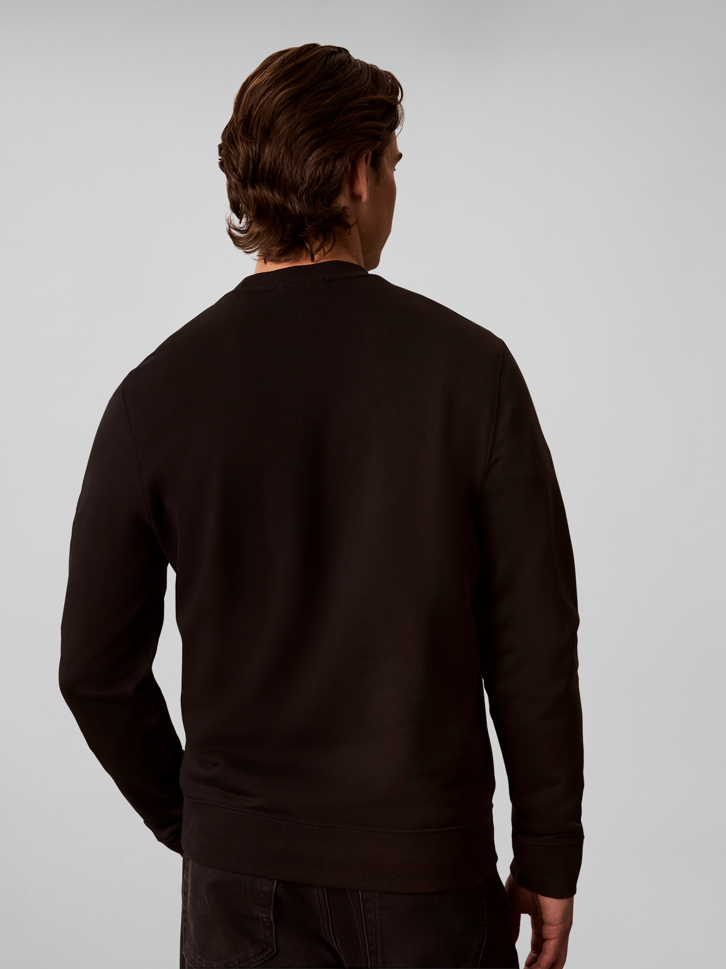 Calvin Klein Jeans Sweat-shirt , Col rond, coupe régulière, grand imprimé logo
