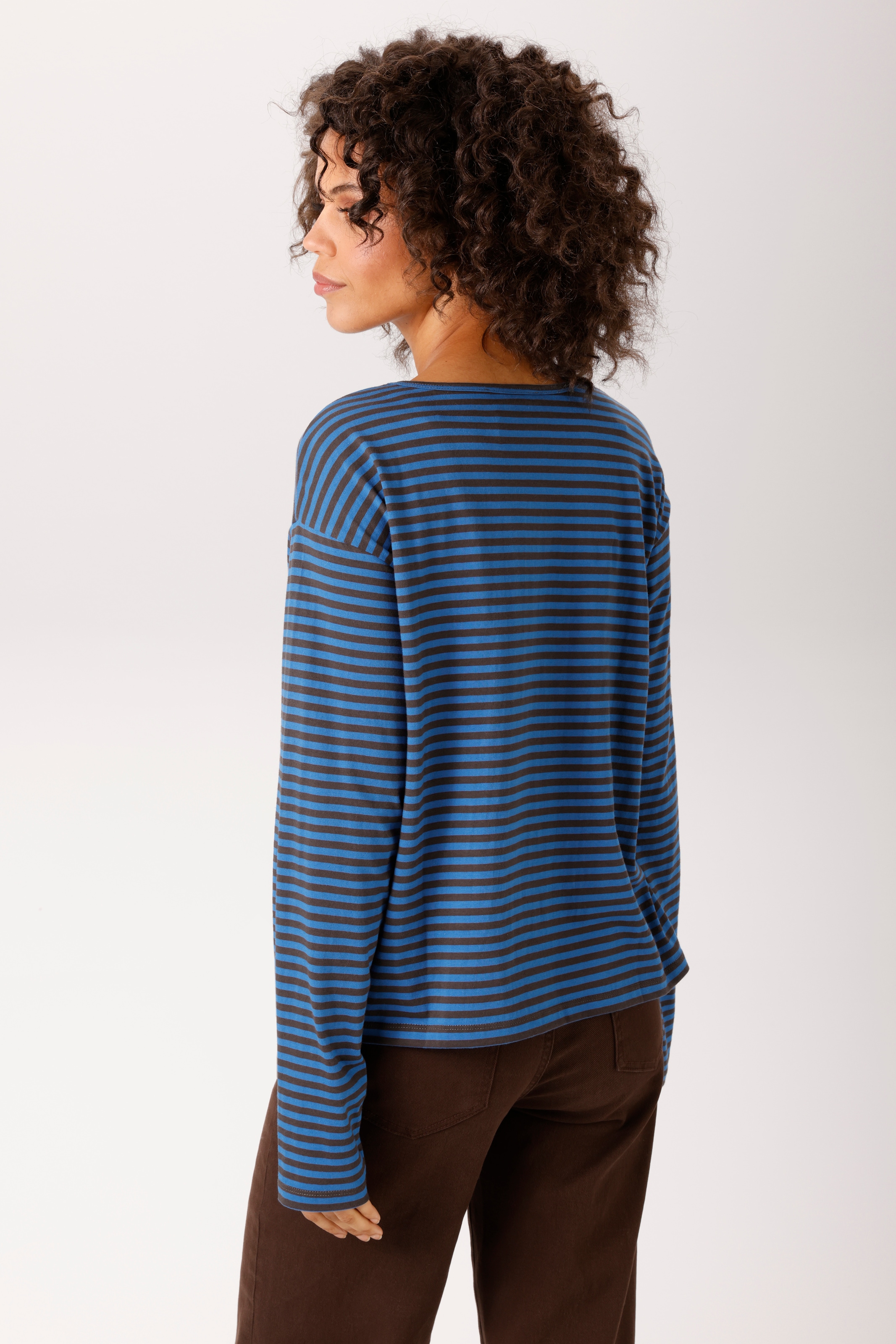 Aniston CASUAL T-shirt à manches longues dans le dessin rayé tendance - NOUVELLE COLLECTION