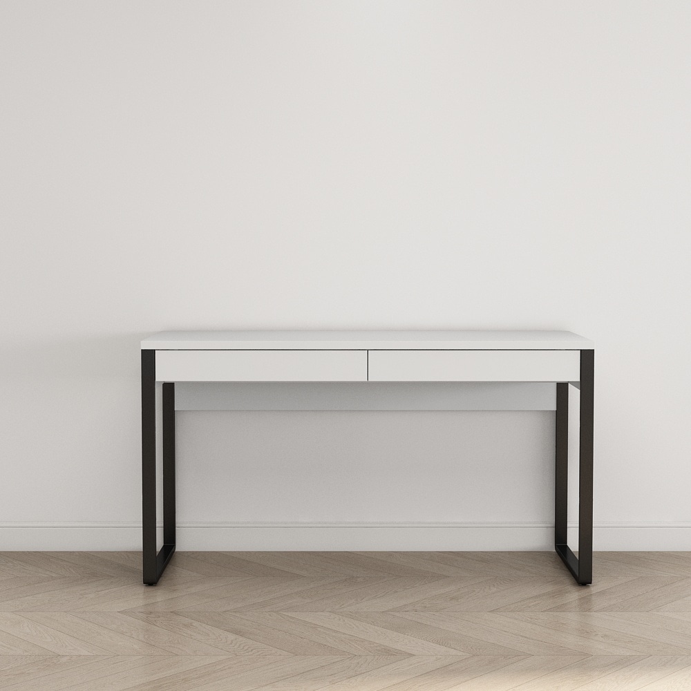 GOODproduct Bureau »Moid, Computertisch im modernen Design,« Breite 120/140/160 cm, mit Metallbeinen & Schublade
