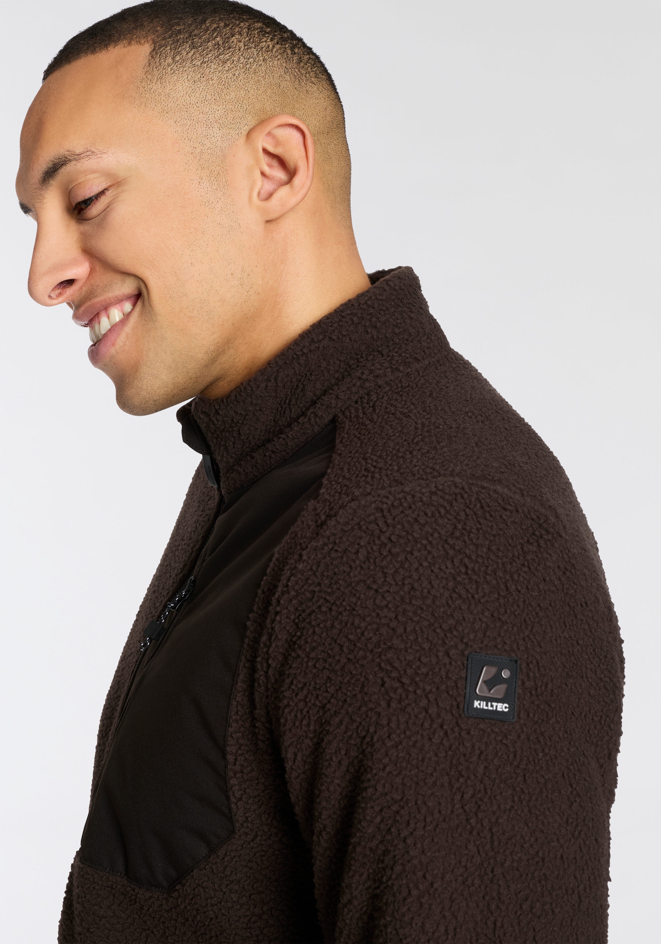 Killtec Veste polaire »KOW 105 MN FLC JCKT« 1 cuis tlg. leichtes Material, aus Polyester, sportlicher Stil