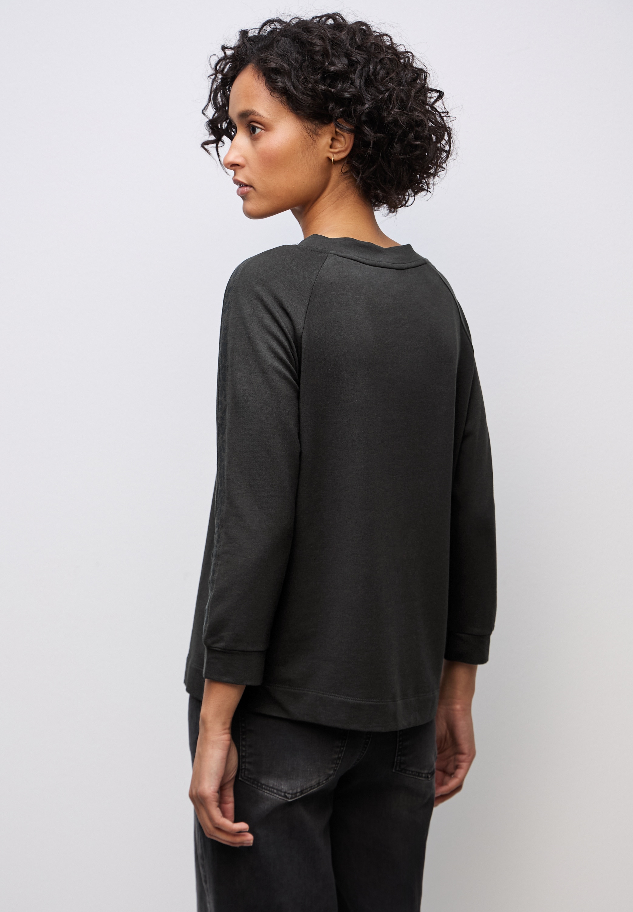 STREET ONE 3/4-Arm-Shirt mit Leo-Gallonstreifen