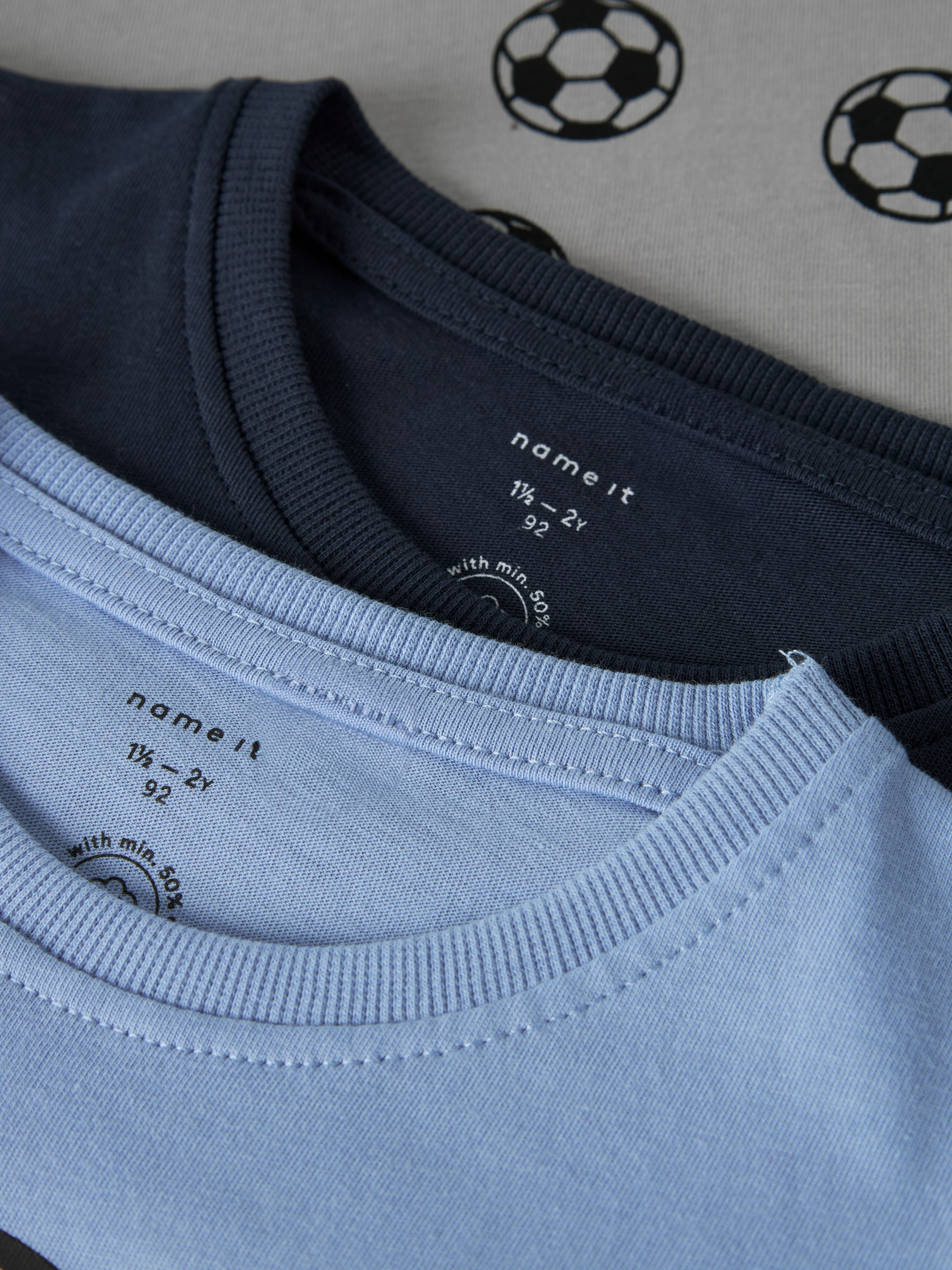 Name It T-shirt à manches longues »NMMNIKO 3P LS TOP« Packung, 3 cuis tlg.