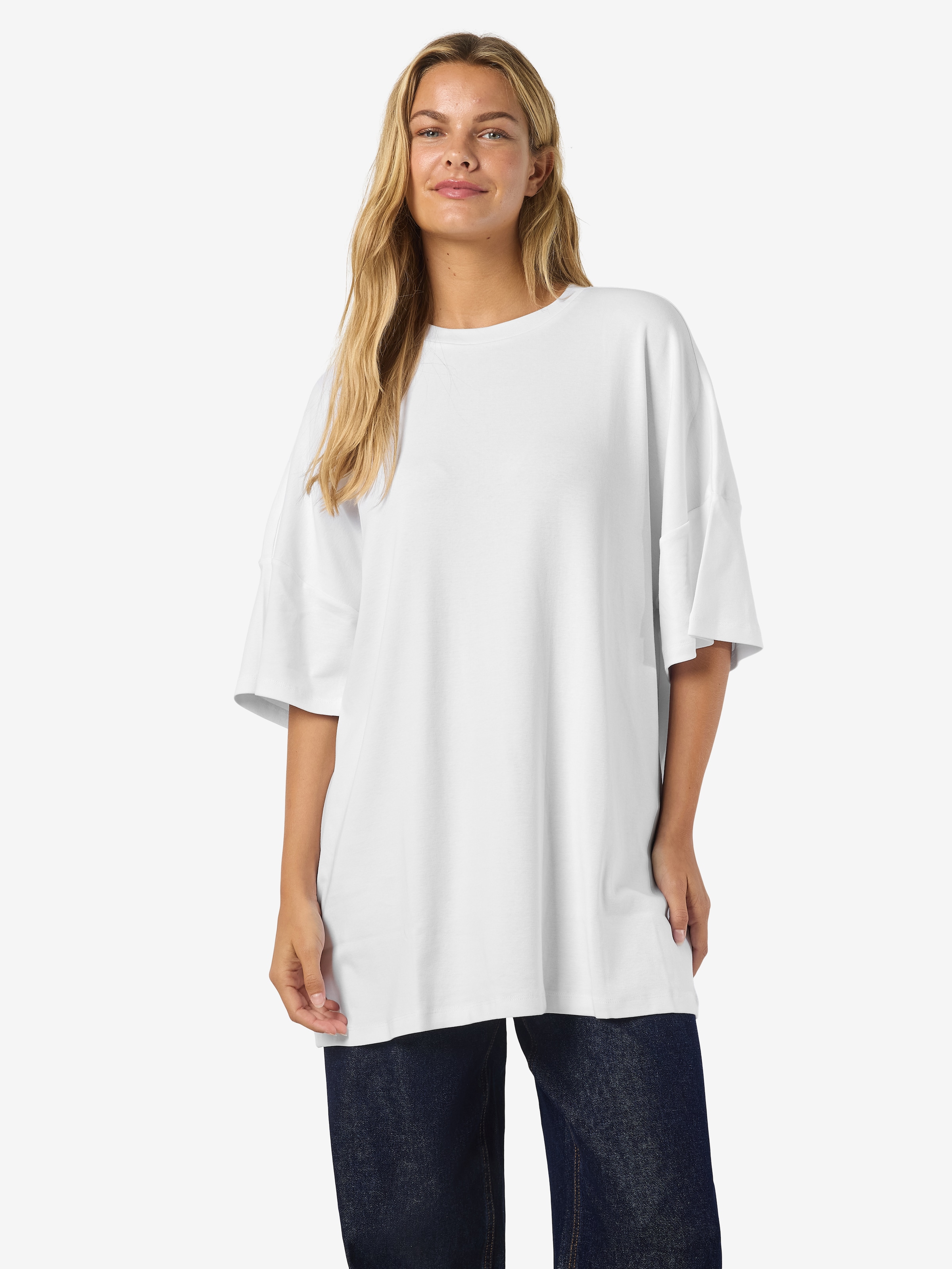 Noisy may T-shirt oversize »NMMOCCA 2/4 BOXY TEE DRESS JRS FWD NOOS«
