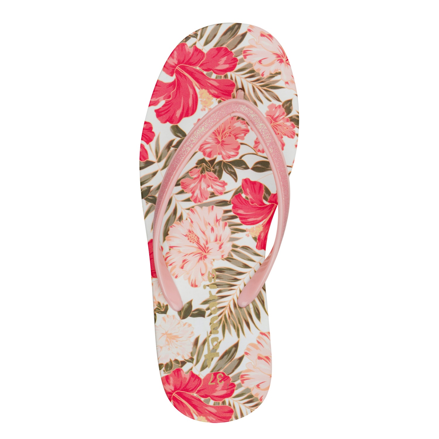 Tamaris Séparateur d'orteils  Dianette, chaussure d'été, pool slide, plate avec imprimé stylé