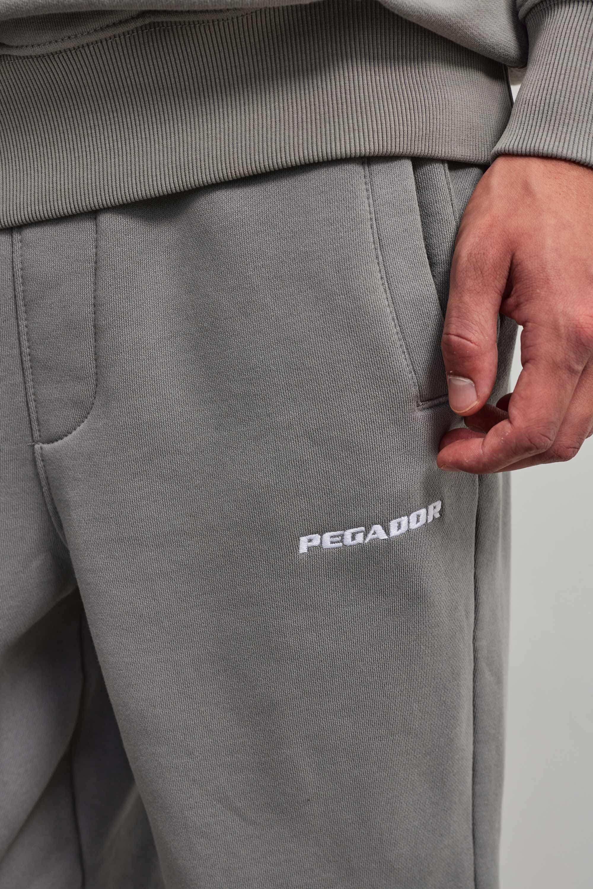 PEGADOR Sweathose »Logo Wide Sweat Pants«  Baumwollmischung, weit