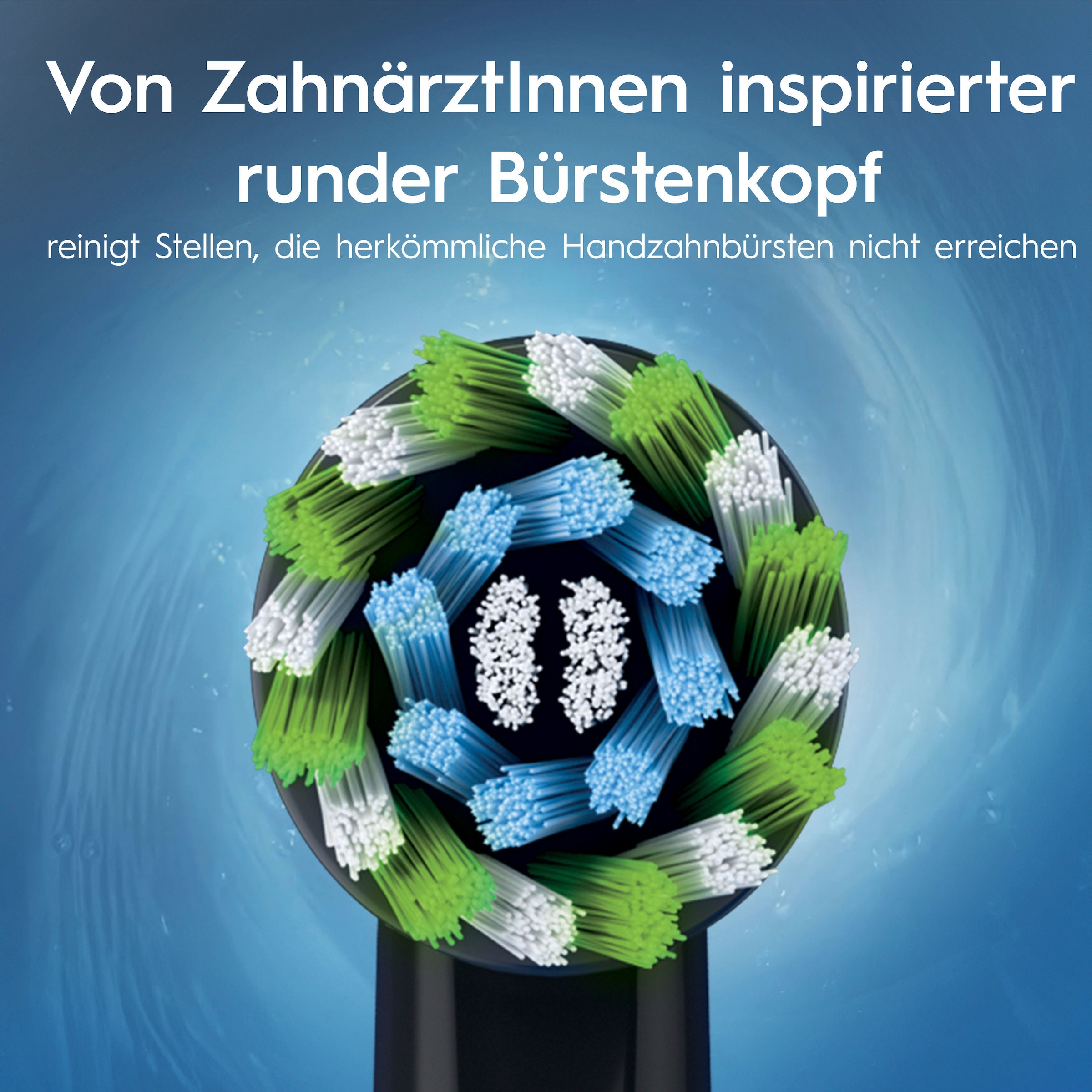 Oral-B Brosse à dents électrique »Oral-B Vitality Pro« 2 cuis Aufsteckbürsten 3 modes de nettoyage pour soins dentaires, design par Braun, noir/lilas