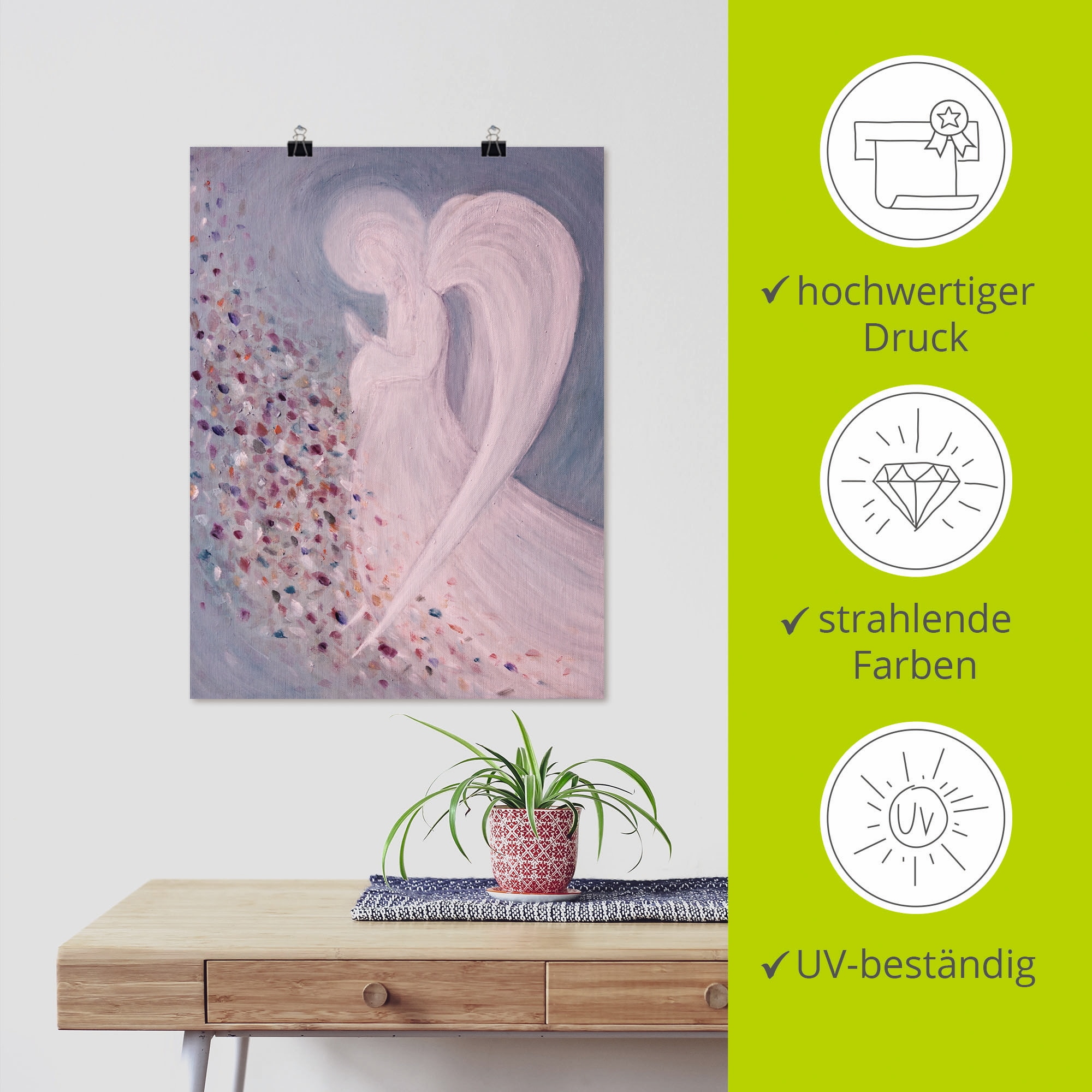 Artland Wandbild »Engelbild III« Religion 1 Stk. tlg. als Leinwandbild, Poster, Wandaufkleber in verschied. Grössen