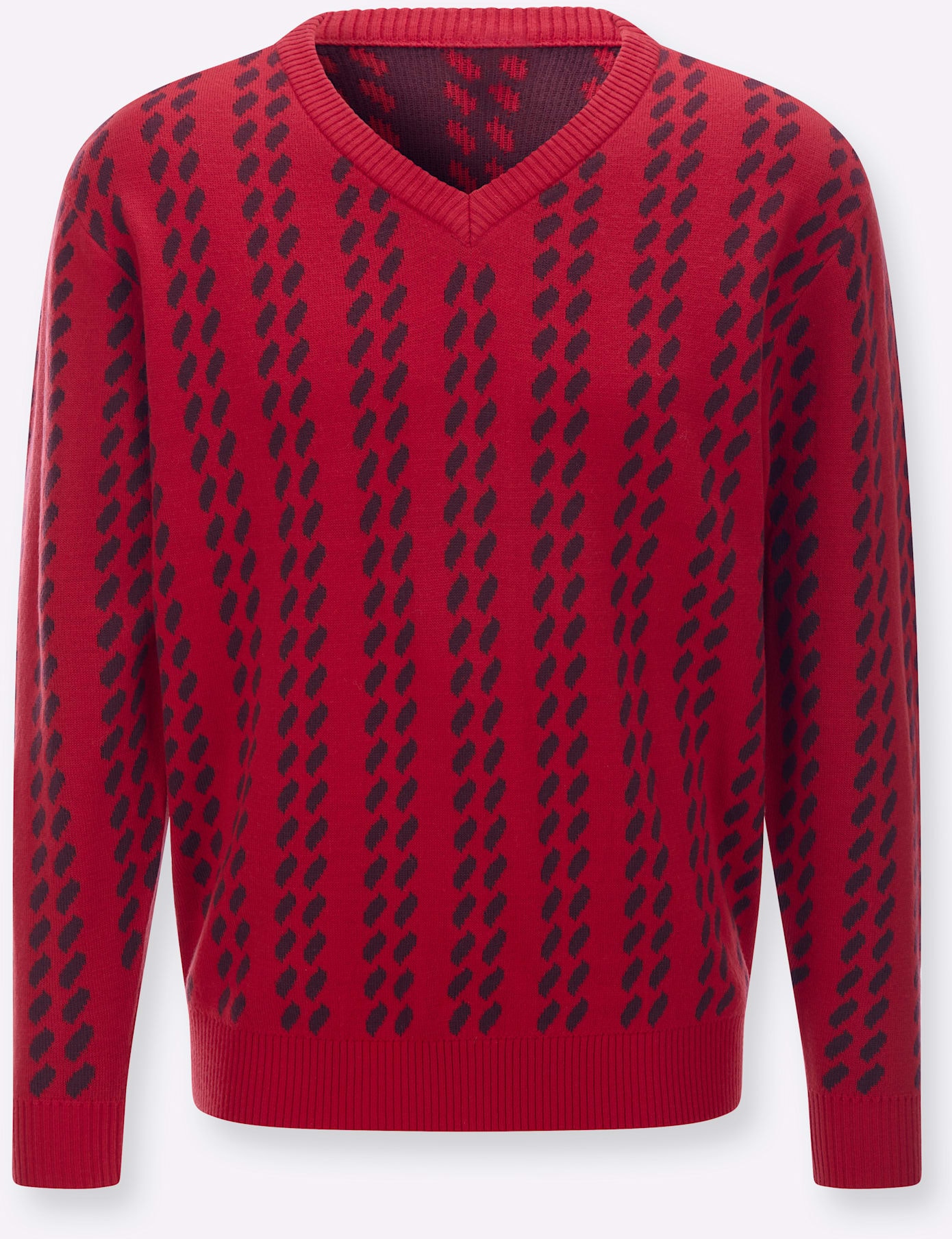 Classic Pull col V »V-Pullover«