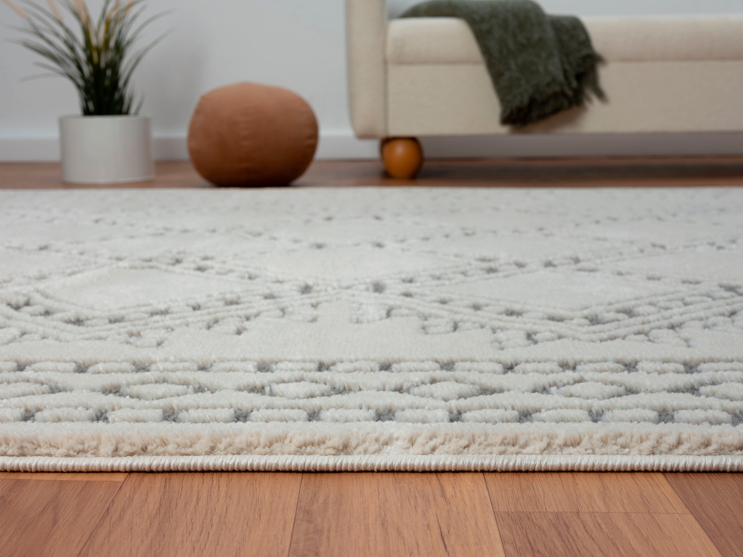 Myflair Möbel & Accessoires Tapis à poils longs »Moroccan Tradition, LAGERRÄUMUNG!« Rectangulaire 24 mm Höhe modern, marokkanisches Design, flauschig weich durch Hochflor