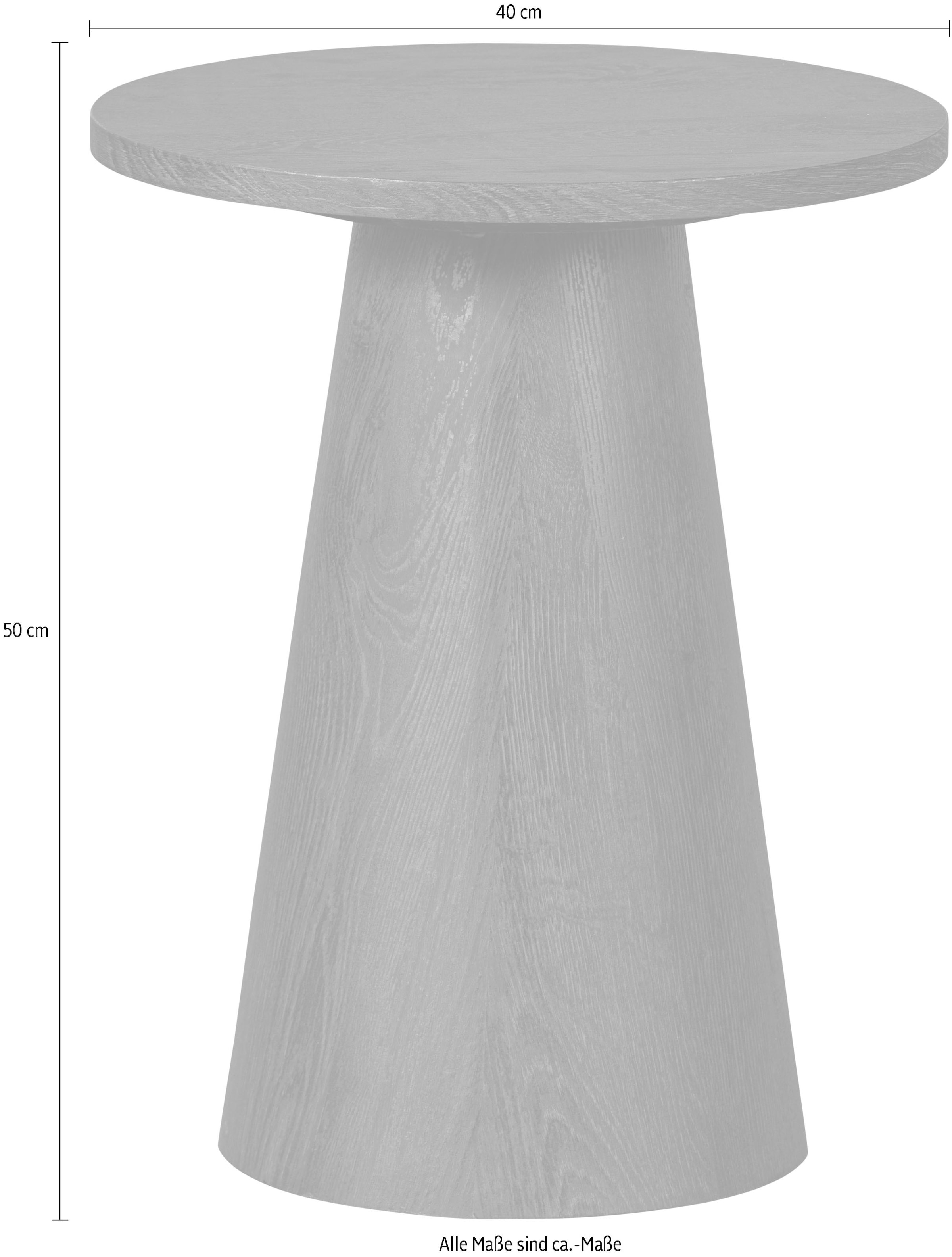 WOOOD Couchtisch »Venlo« Beistelltisch, runde Form, H 50 cm x Ø 40 cm