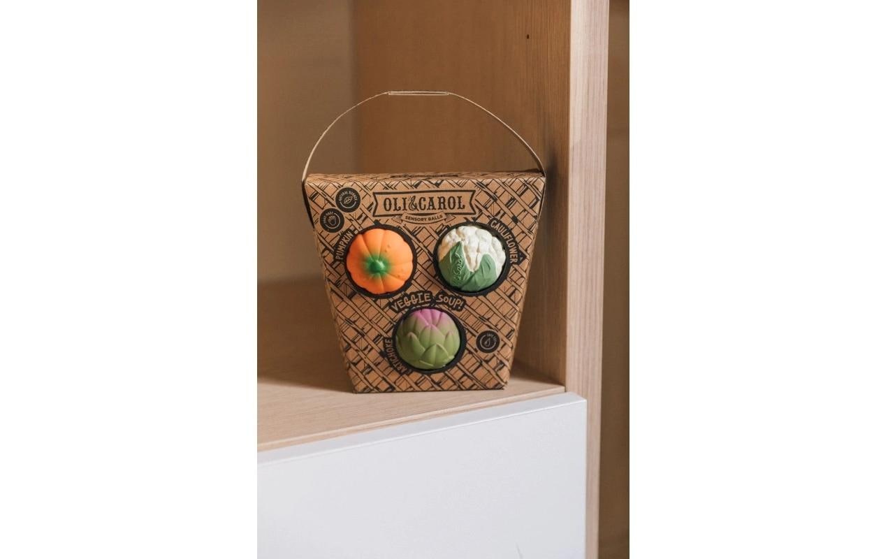   Lernspielzeug »Oli&Carol Veggie Soup Baby Sensory Balls«