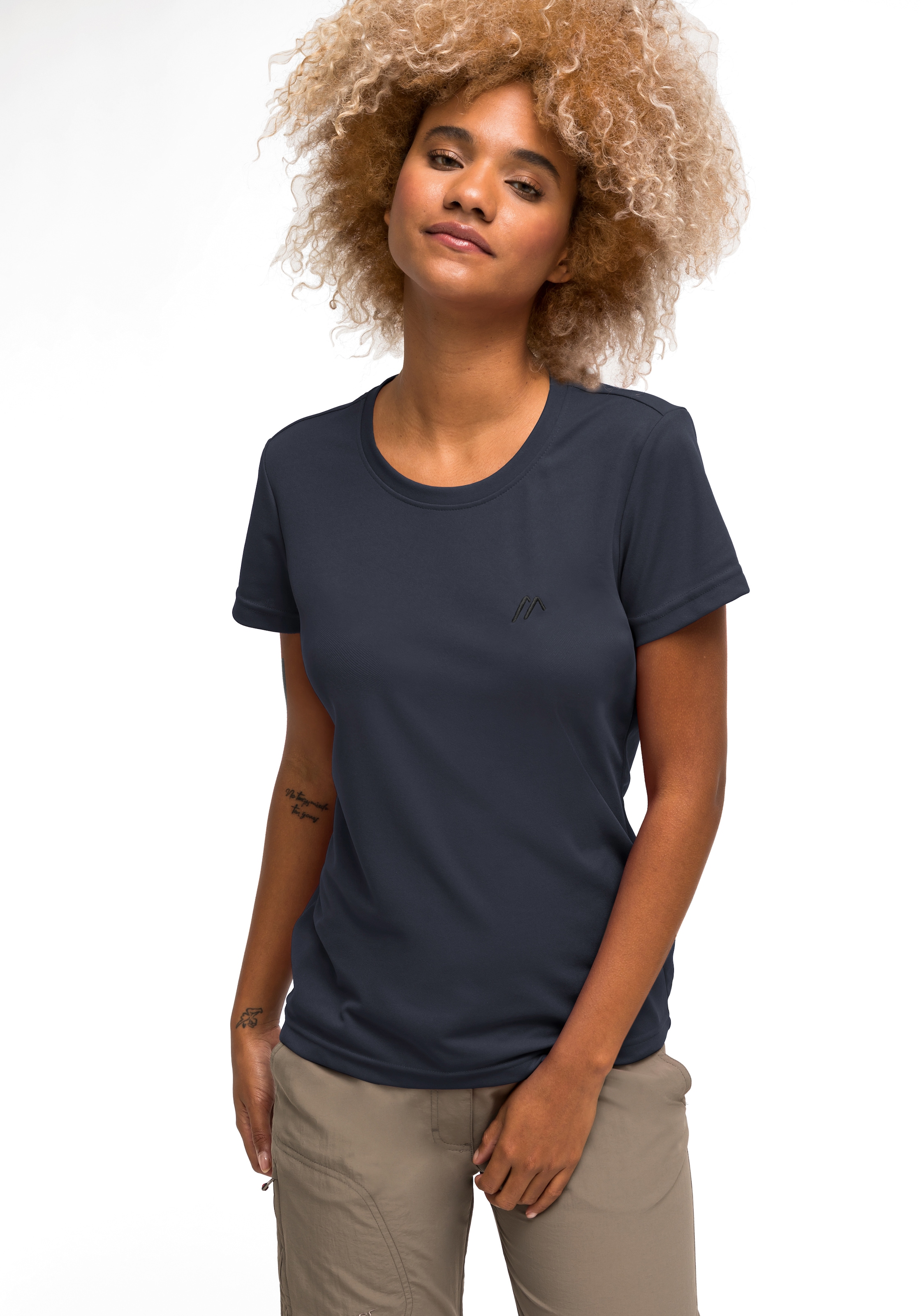 Maier Sports T-shirt »Waltraud« Damen Kurzarmshirt, leichtes Sommer Funktionsshirt, Rundhals, Reg Fit