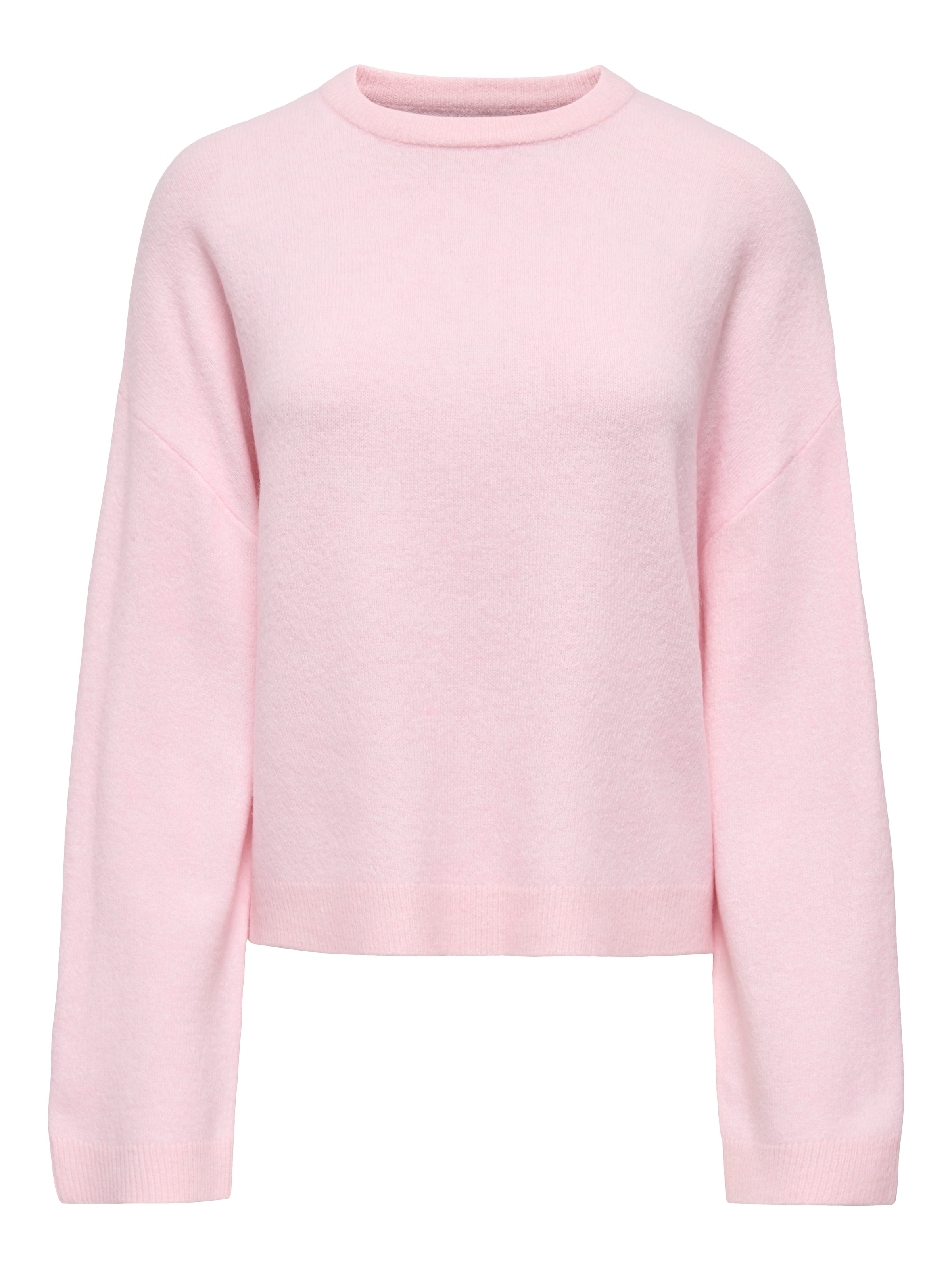 ONLY Rundhalspullover »ONLSIMONI L/S O-NECK PULLOVER KNT NOOS« Materialmix, regular fit