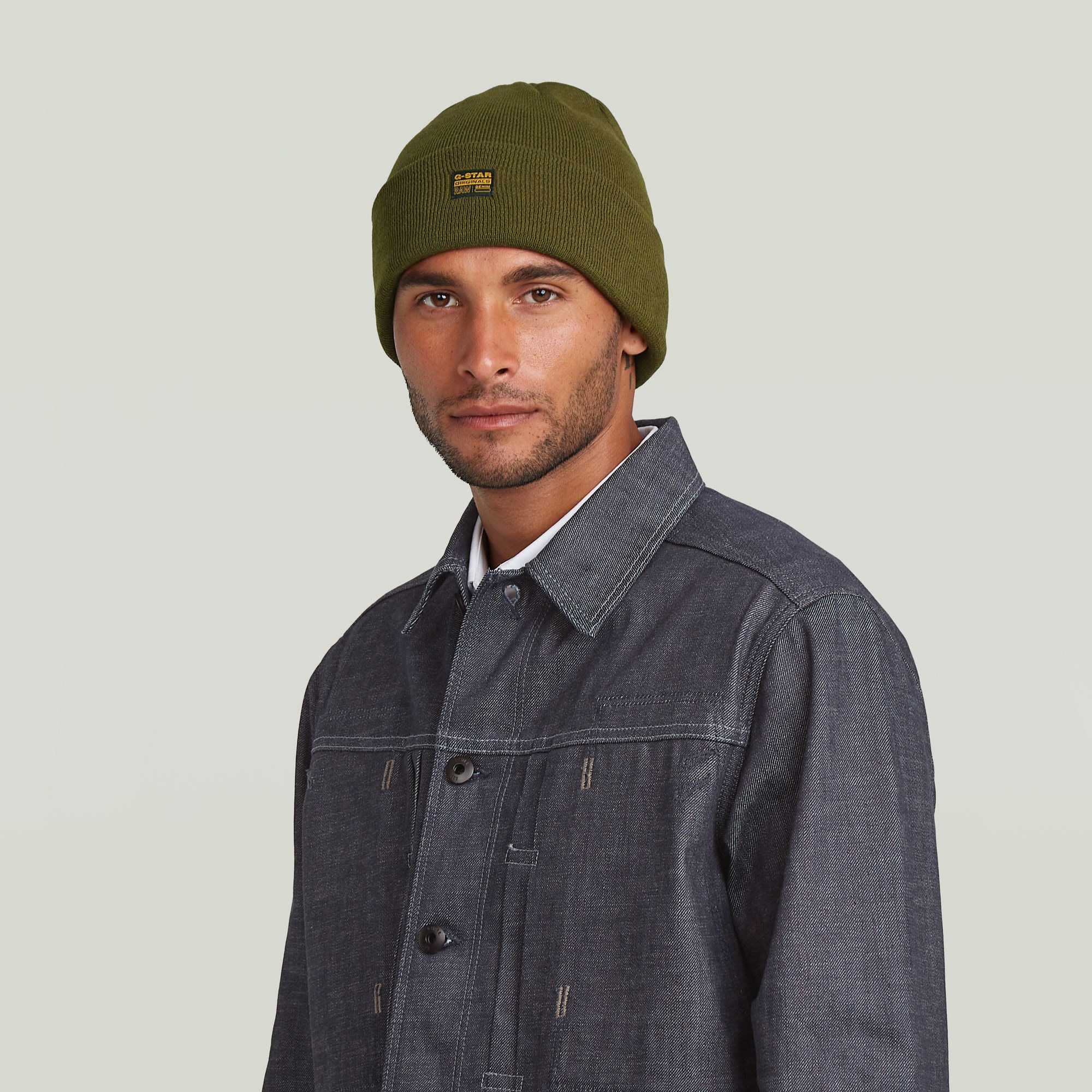 G-STAR Beanie »Effo Long Beanie«, mit Aufnäher vorn