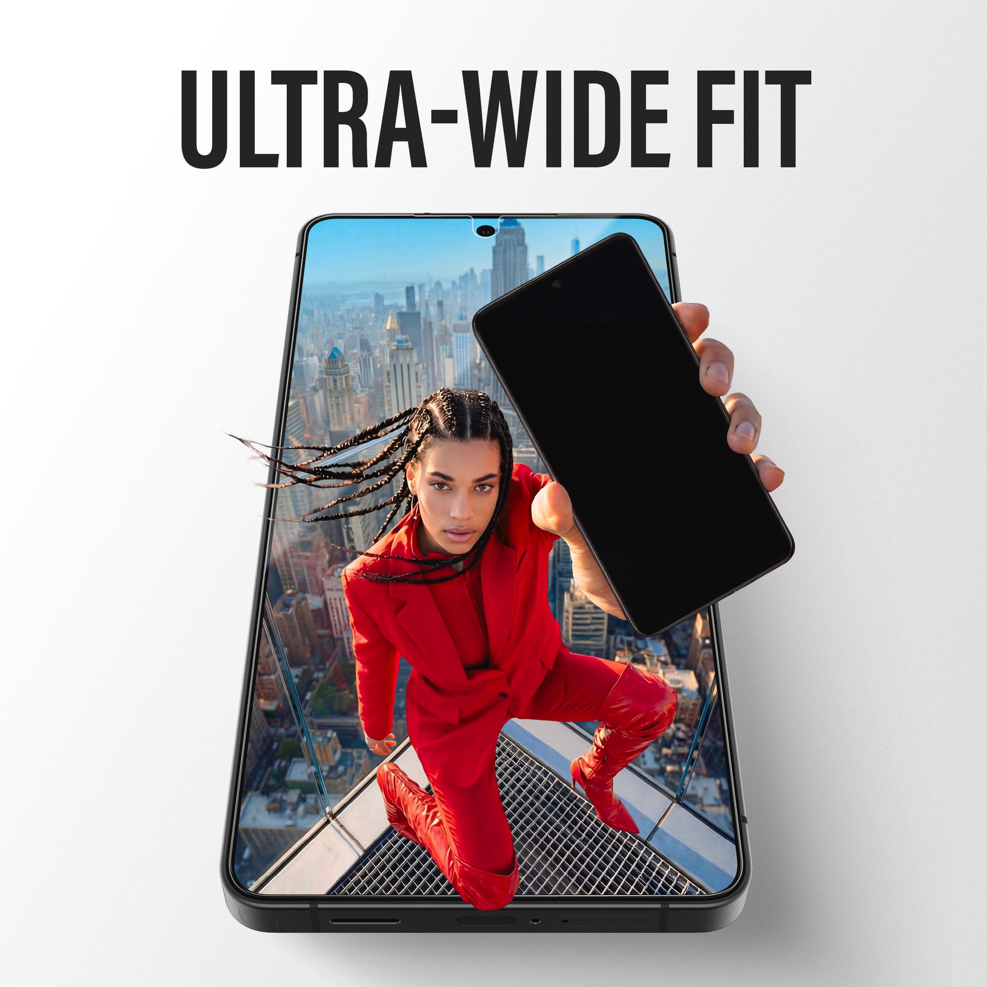 CARE by PanzerGlass Displayschutzglas »3-in-1 Protection Explorer Bundle« für Samsung Galaxy S26 Ultra Displayschutzfolie, Schutzfolie, Bildschirmschutz, kratz- & stossfest