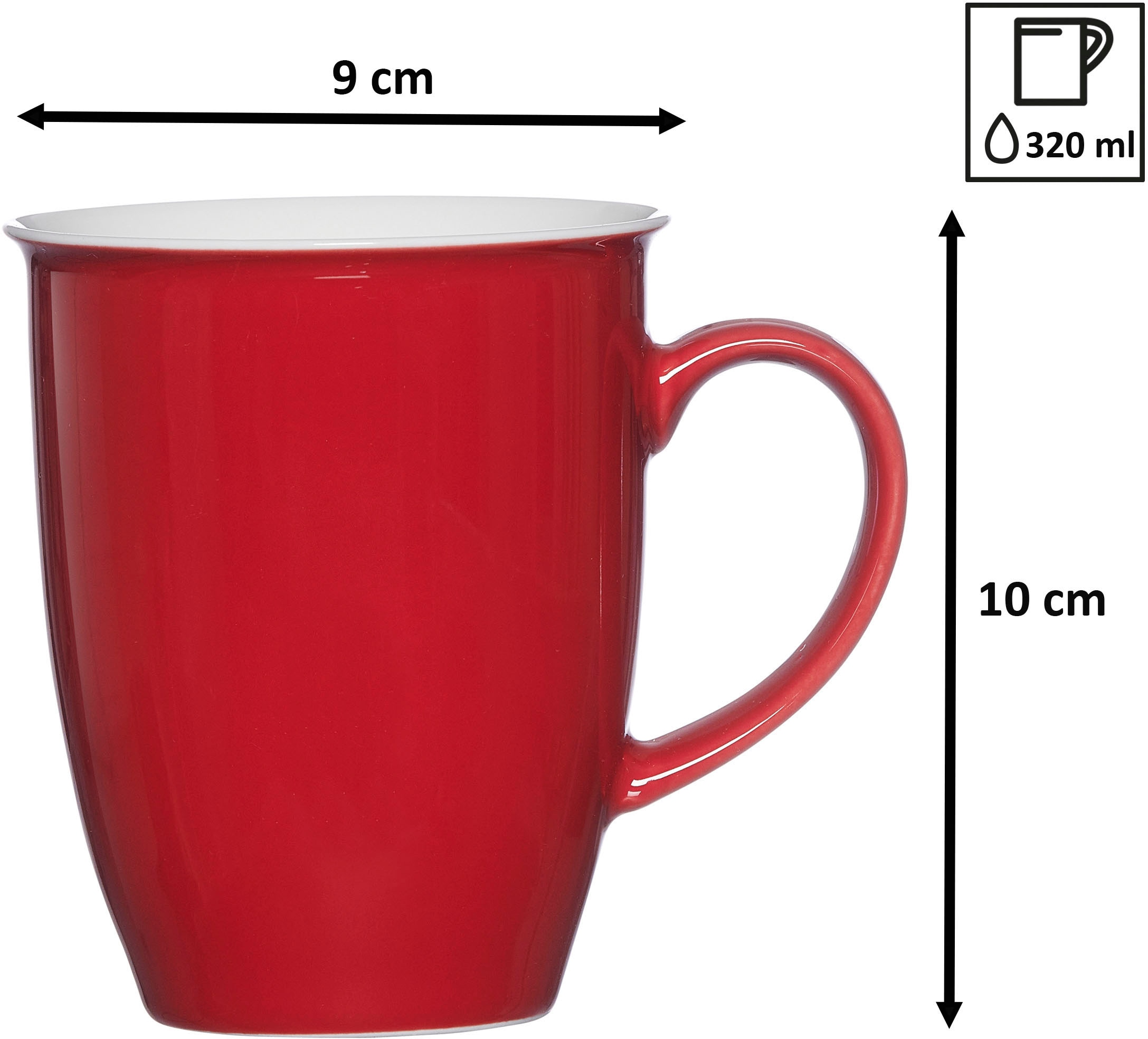 Ritzenhoff & Breker Gobelet »Doppio« 4-teilig