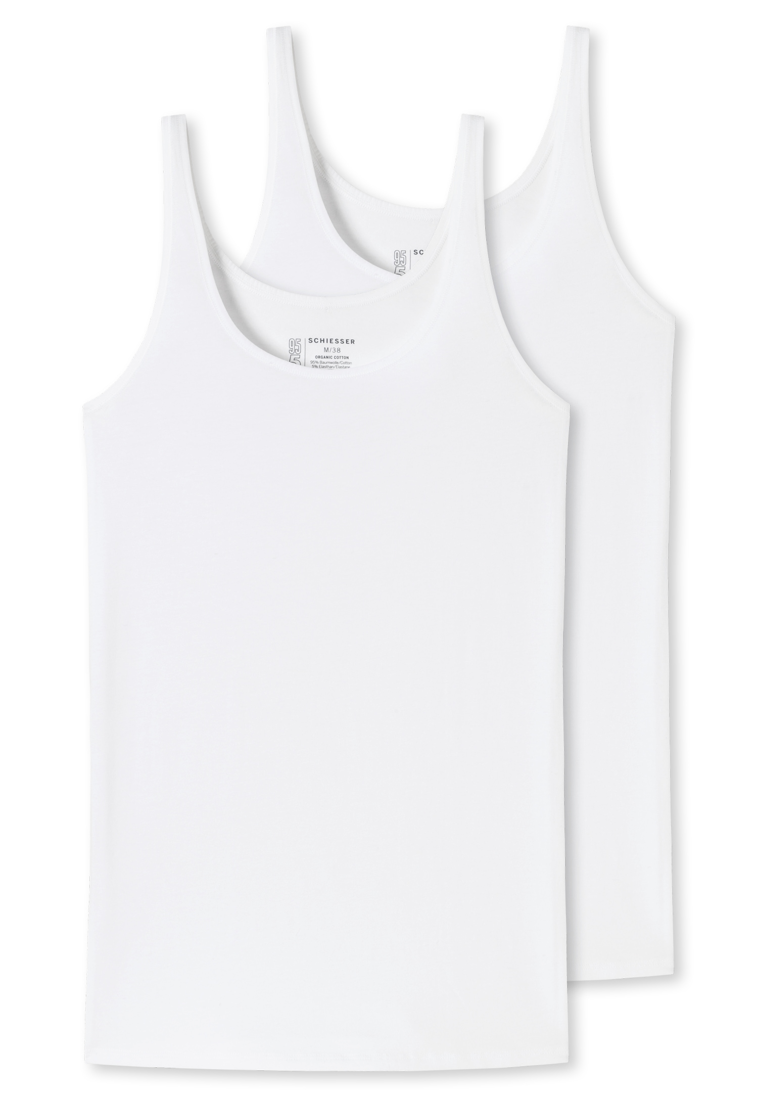 Schiesser Trägertop »95/5« Single-Jersey Qualität, Rundhalsausschnitt, Cotton-Mix