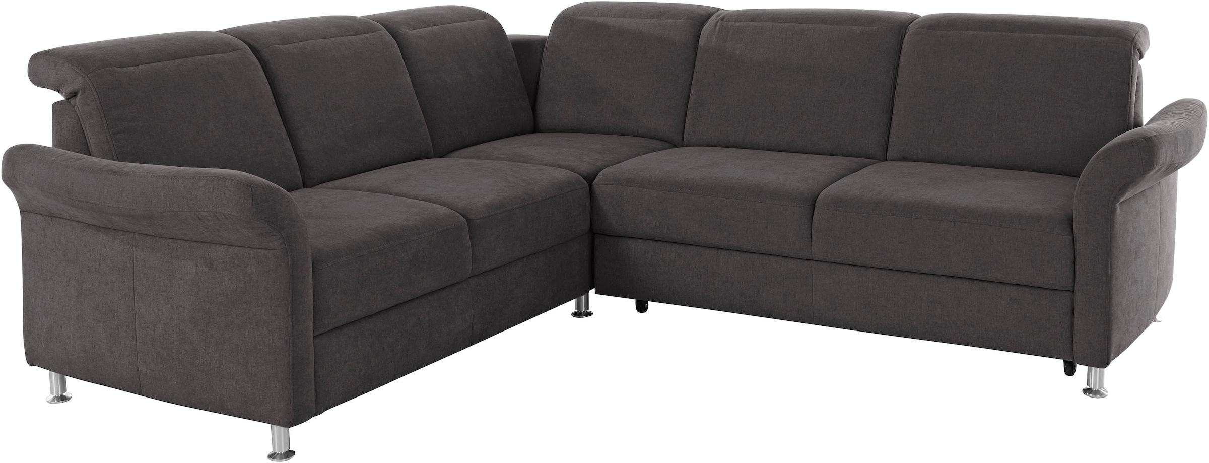 sit&more Canapé d'angle »Darwin L-Form« inklusive Federkern, wahlweise mit Kopfteilverstellung, Bettfunktion