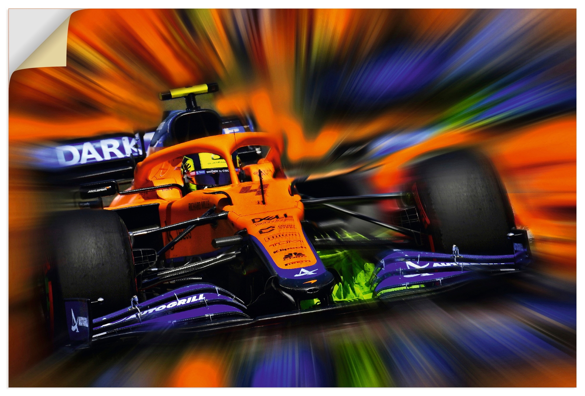 Artland Fresque murale »Lando #4« 1 cuis tlg. als Alubild, Leinwandbild, Poster, Wandaufkleber in verschied. Grössen