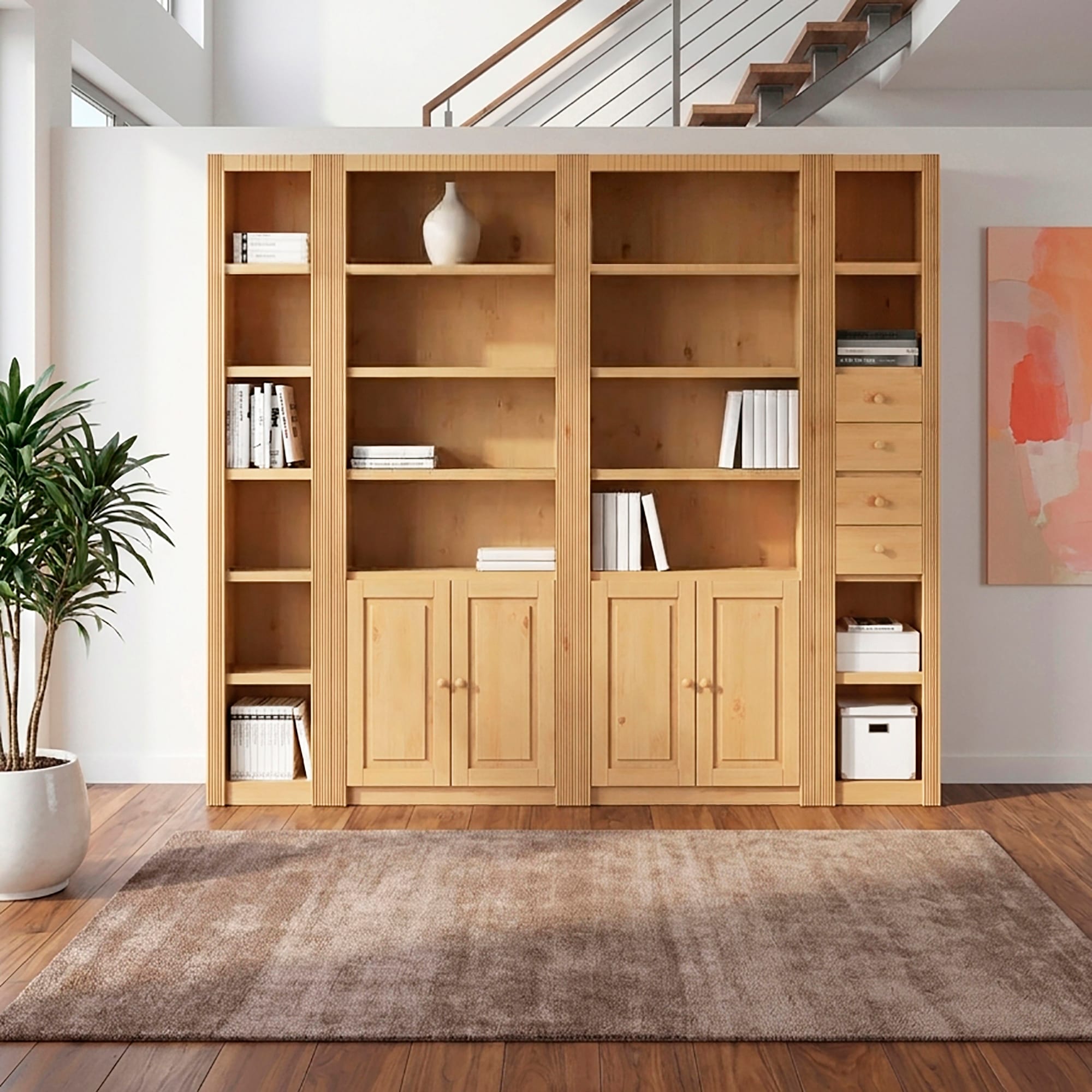 GOODproduct Étagère de séparation »Bergen« (8 pièces) largeur 255 cm