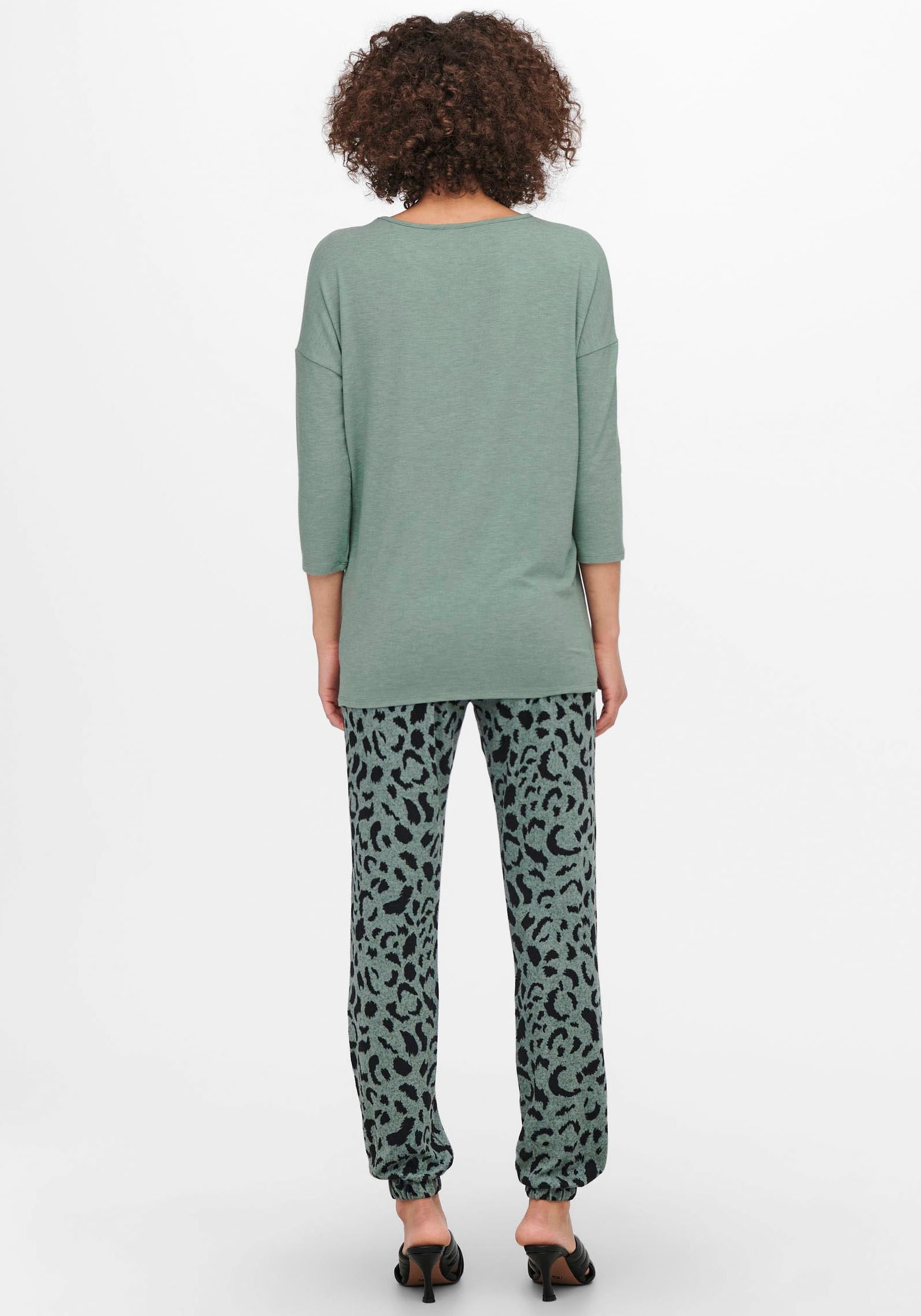 ONLY 3/4-Arm-Shirt »ONLGLAMOUR 3/4 TOP JRS NOOS« in lässiger Oversize-Form