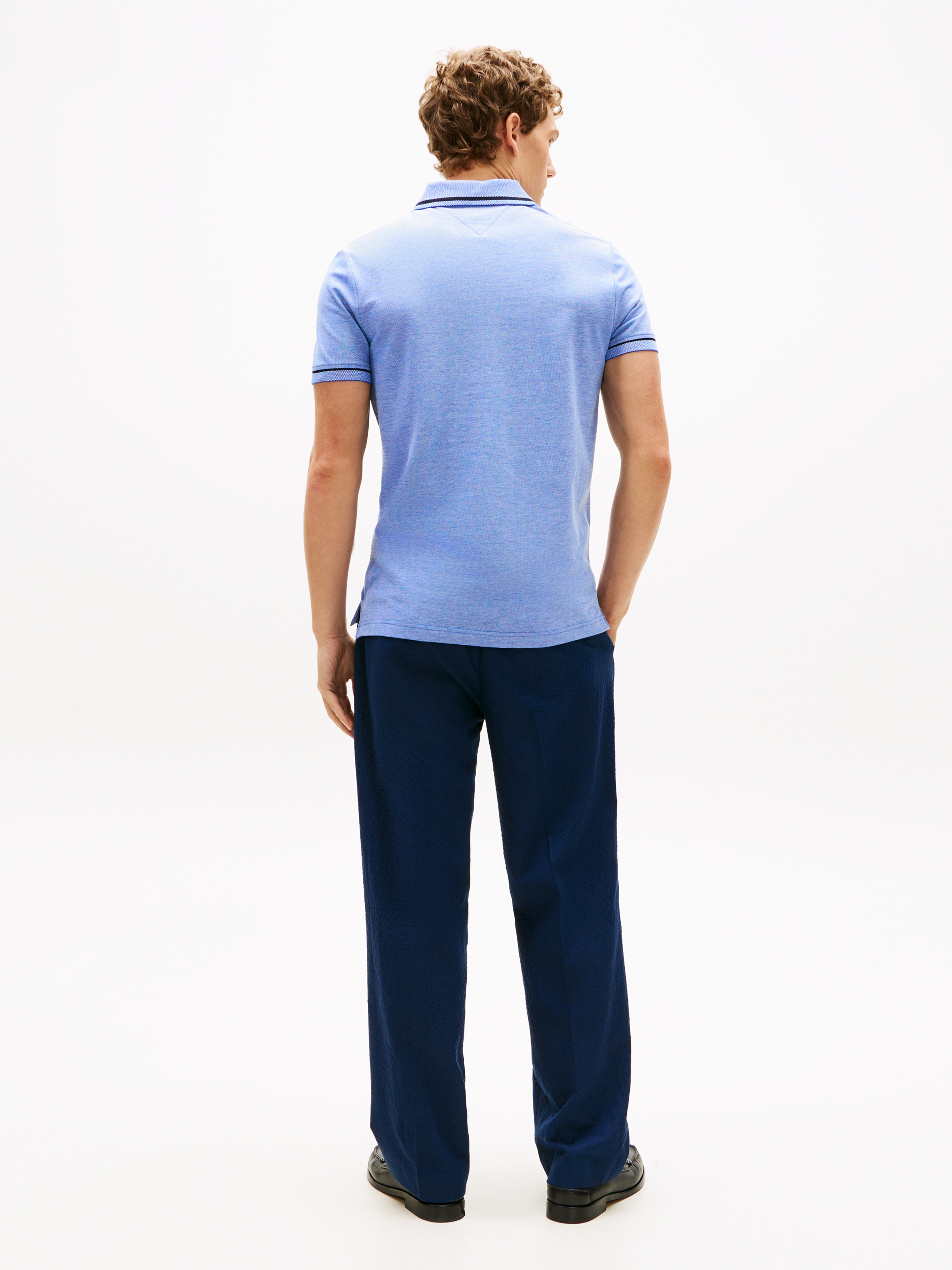 Tommy Hilfiger Polo »OXFORD TWO TONE REGULAR PLACKET« Regular fit mit Polokragen