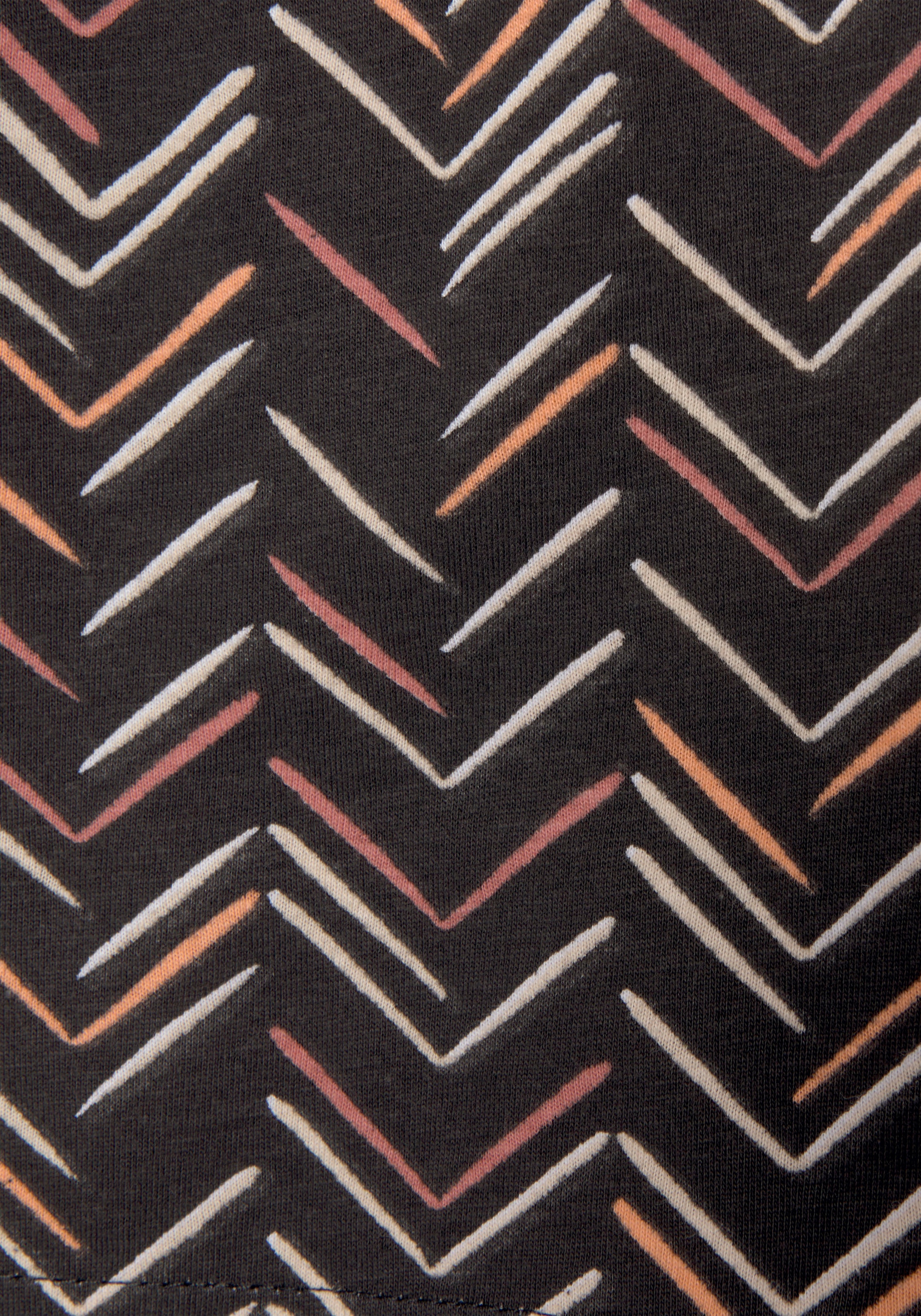 Vivance Dreams Pyjama Set, 2 tlg. mit malerischem Fischgrat-Muster