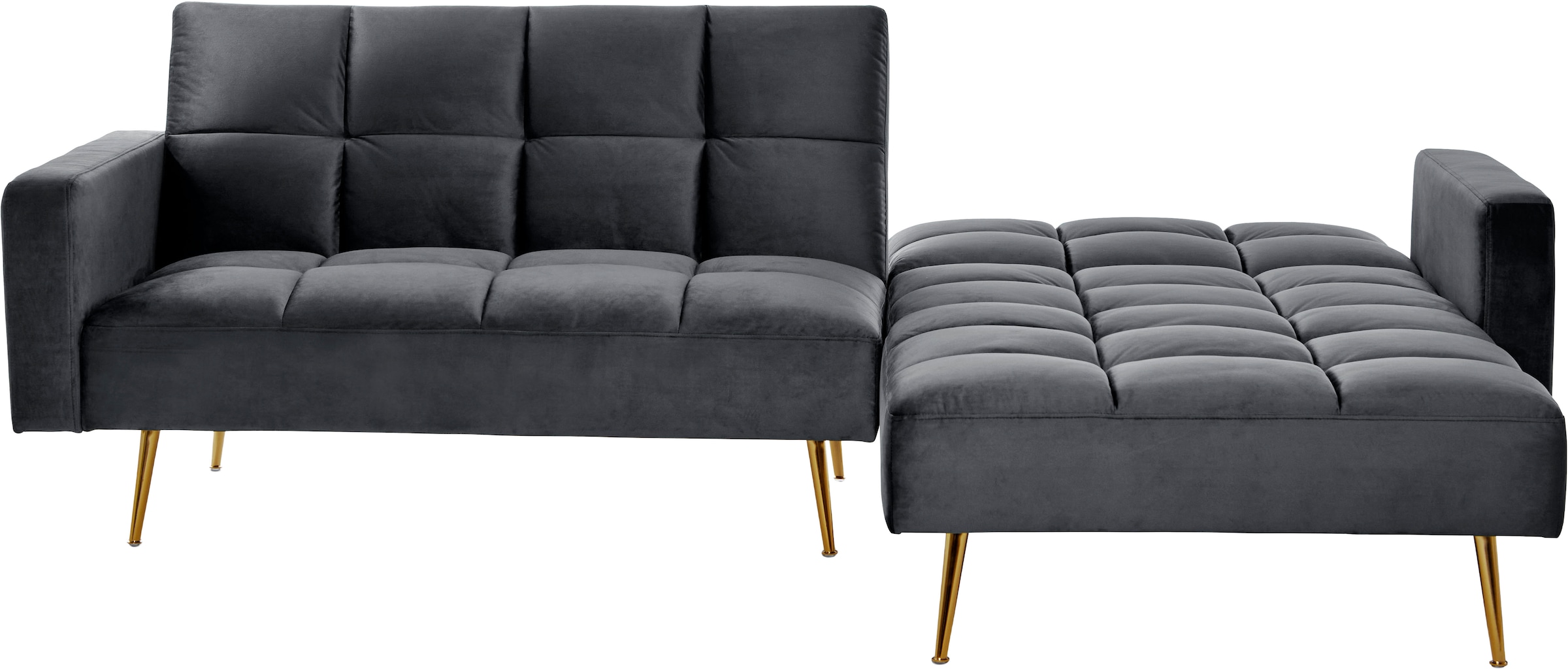 Jahnke Ecksofa »CHILLAX POSH CORNER« mit Schlaffunktion, wechselseitig montierbar, 244 x 150 cm