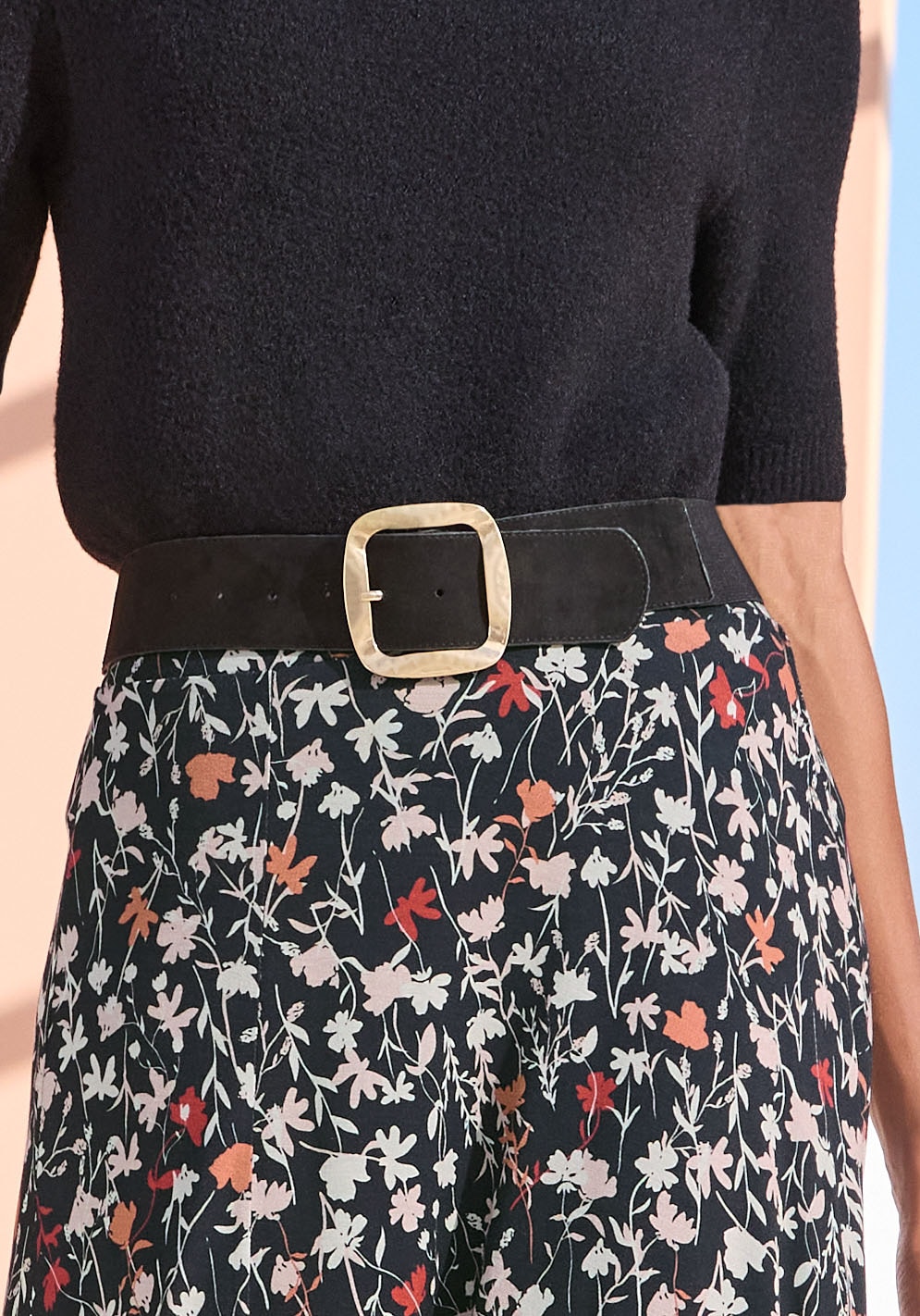 LASCANA Ceinture de taille »Stretchgürtel, Bauchgürtel, Gürtel für Kleid & Overall, Schmuckgürtel« NOUVEAU avec effet sculptant grâce au matériau élastique