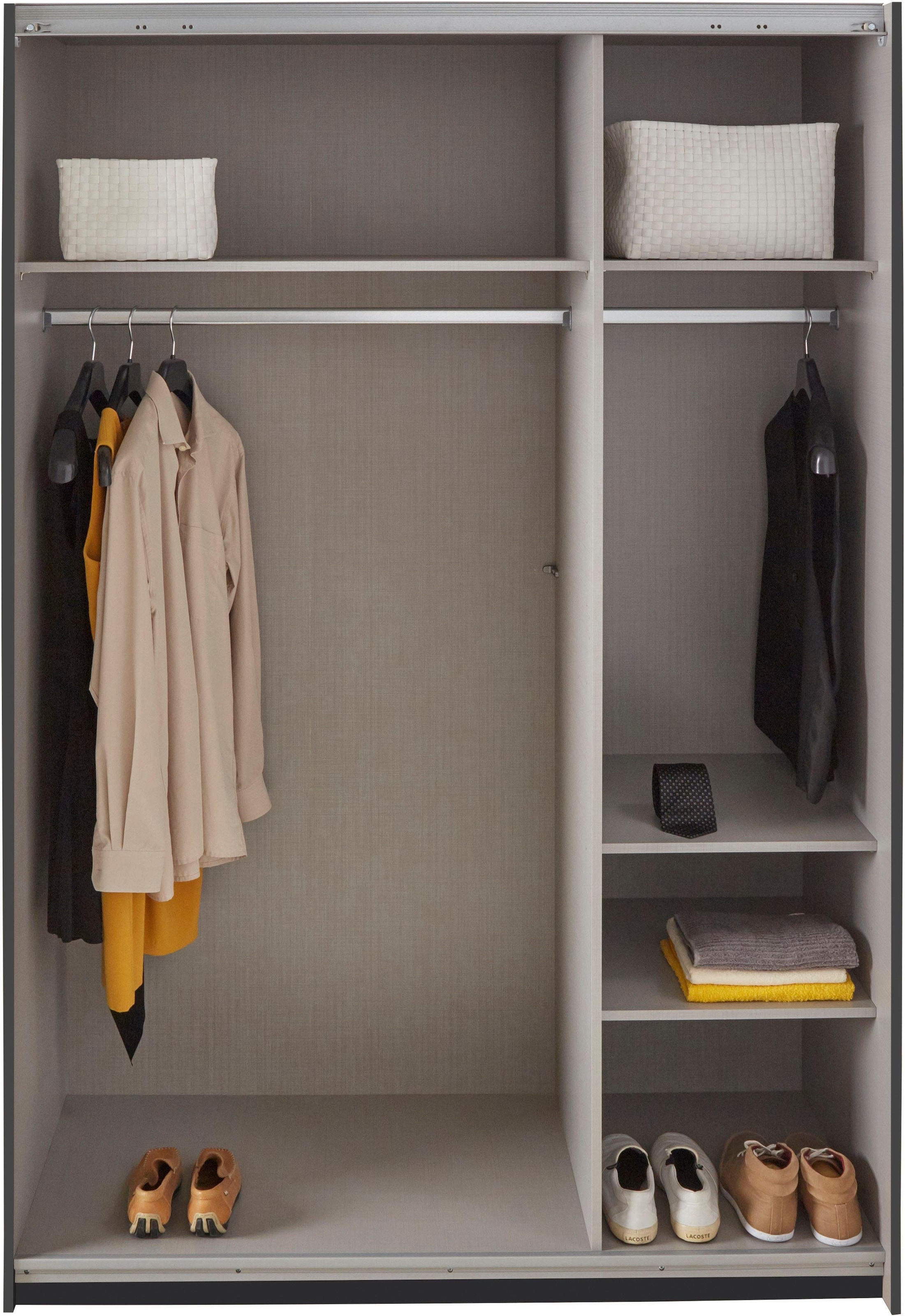 Wimex Schwebetürenschrank »Altona« mit Glaselementen und zusätzlichen Einlegeböden