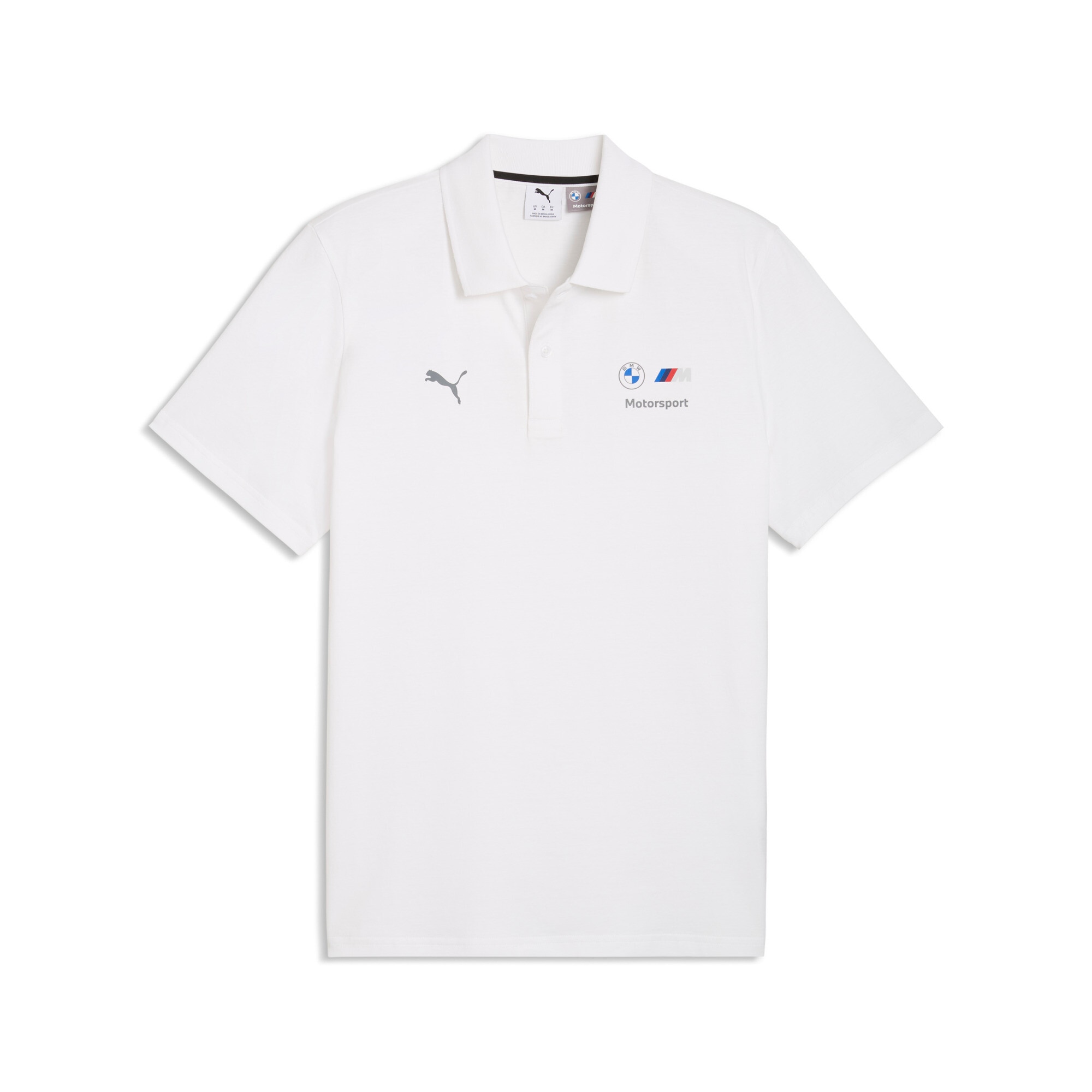 PUMA Polo »BMW MMS ESS POLO« Regular Fit, manches courtes, avec fermeture à boutons, imprimé logo