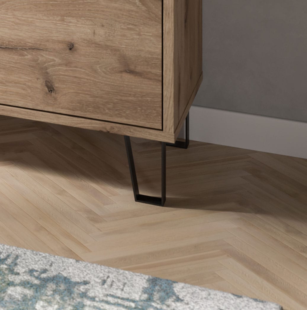 INOSIGN Lowboard »BALTIC, Breite 184cm, grifflose Fronten, Metall-Füsse,4 Türen, 4 Fächer« TV-Möbel, TV-Schrank, TV-Lowboard, Mediaboard