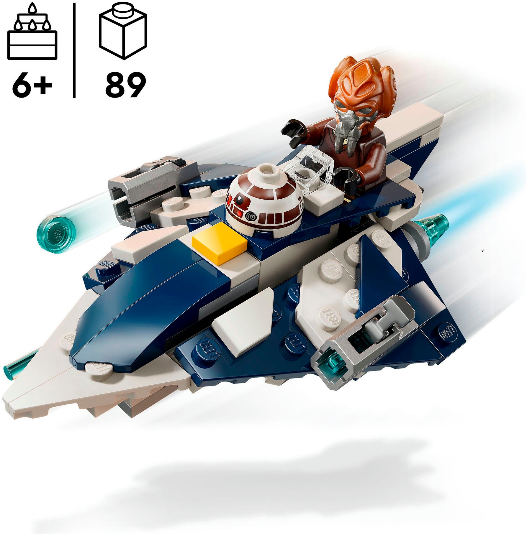 LEGO® Pions de construction »Plo Koons Jedi Starfighter Microfighter (75400), LEGO Star Wars™« Made in Europe