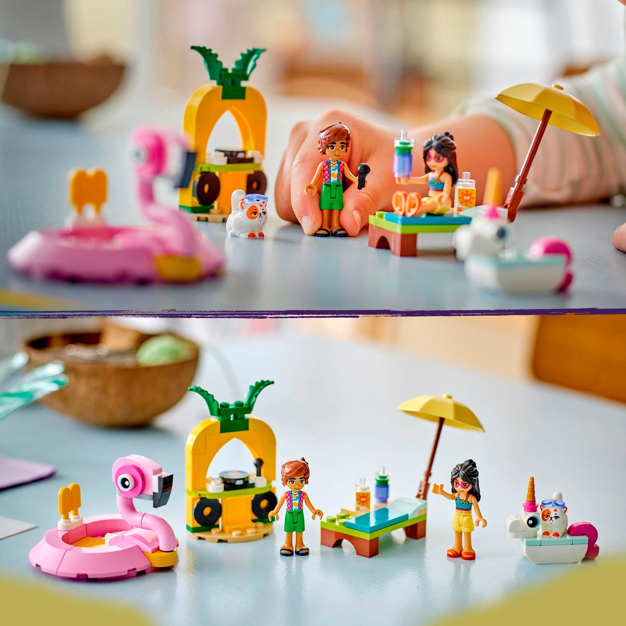 LEGO® Pions de construction »Poolparty mit Einhorn und Flamingo (42658), LEGO Friends« Made in Europe