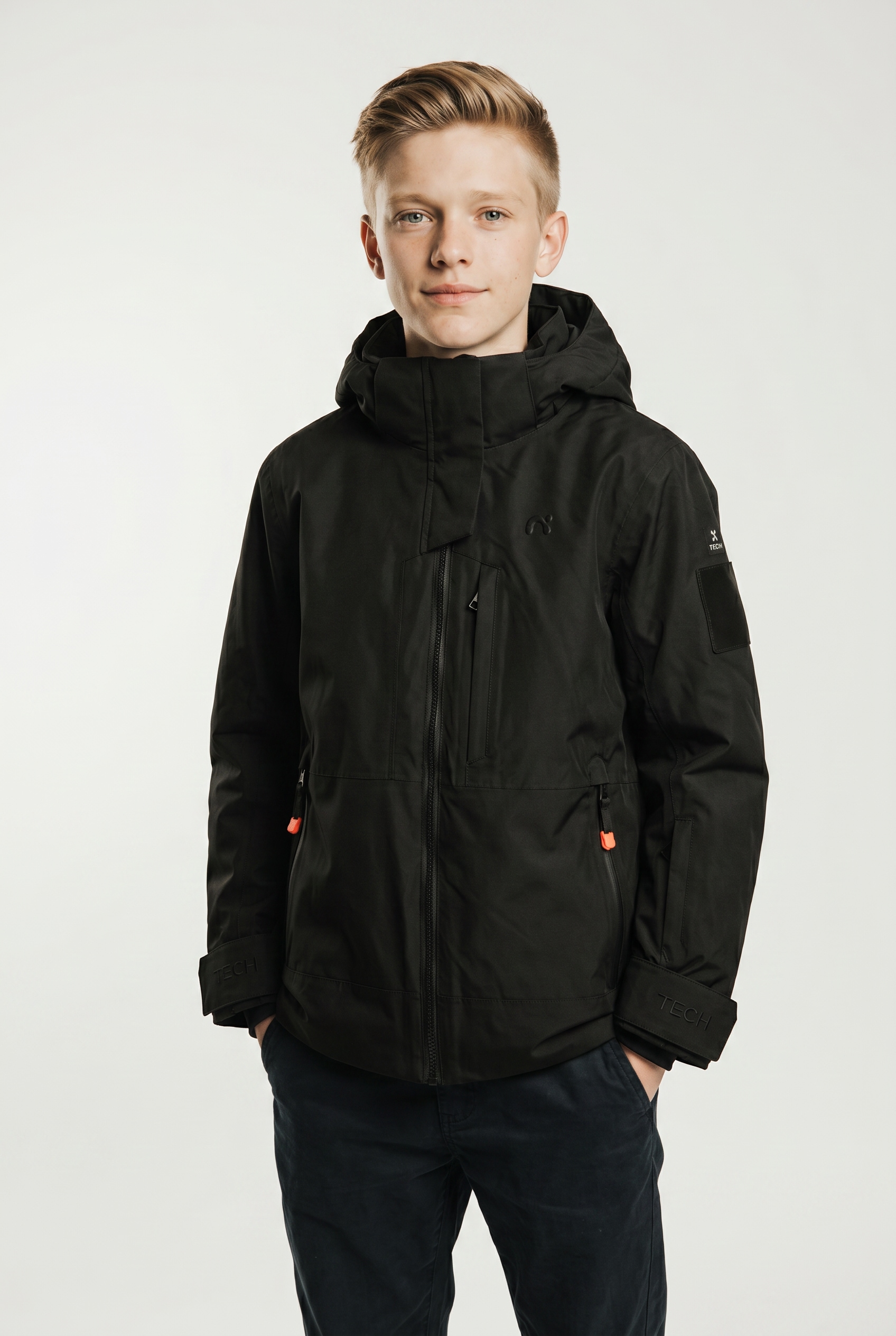 Name It Veste de ski »NKNSLOPE10 JACKET SKI EDITION FO NOOS« avec capuche poche pour forfait ski, réflecteur Recco, coupe-vent, imperméable