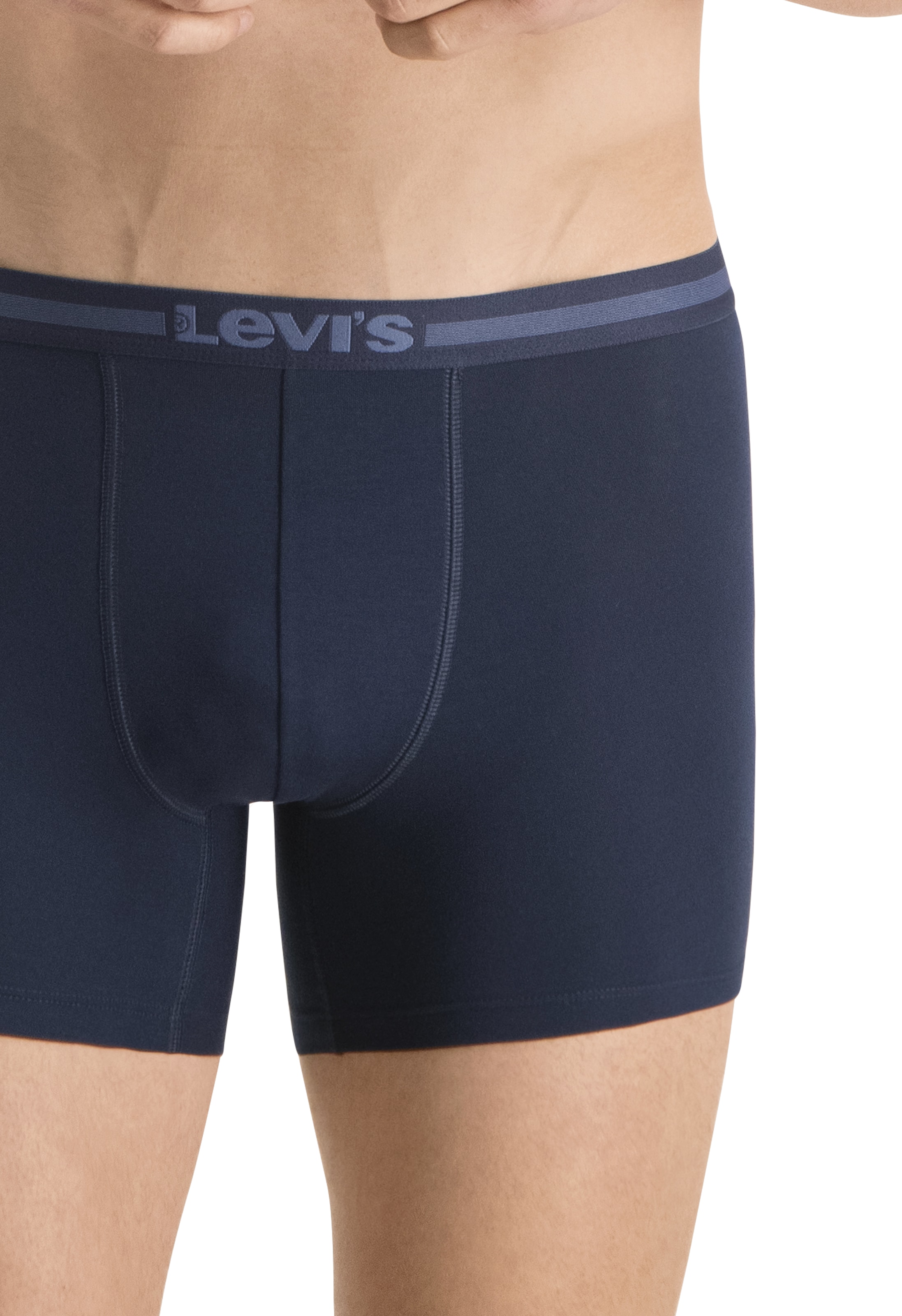 Levi's® Boxers »LEVIS MEN TENCEL BOXER BRIEF 2P« Paquet, 2 cuis avec large bande logo