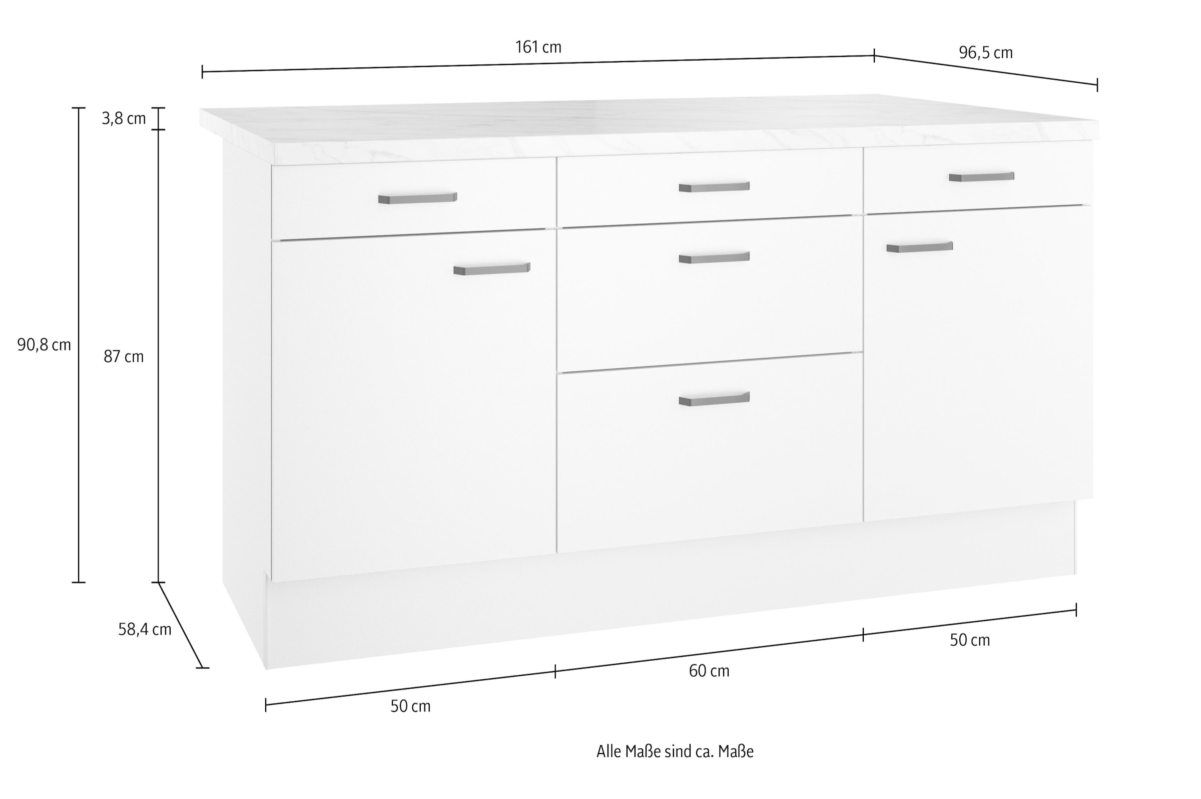 KOCHSTATION Ilot de cuisine »KS-Paula«