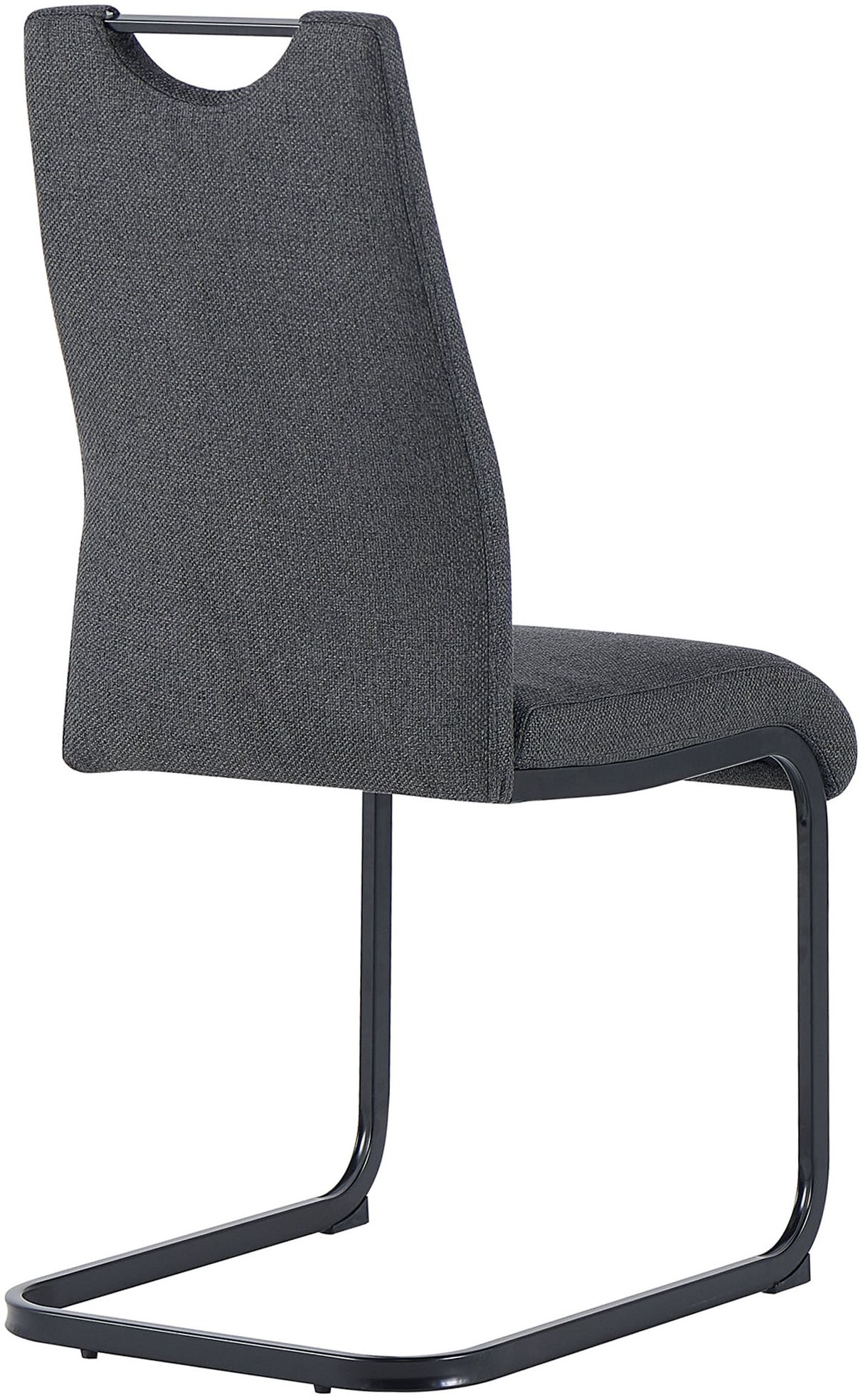 byLIVING Chaise cantilever »CAPRI« (Ensemble) 2 cuisWebstoff, bis 110 kg, Schaumstoff, Schwingstuhlgestell, mit Griff
