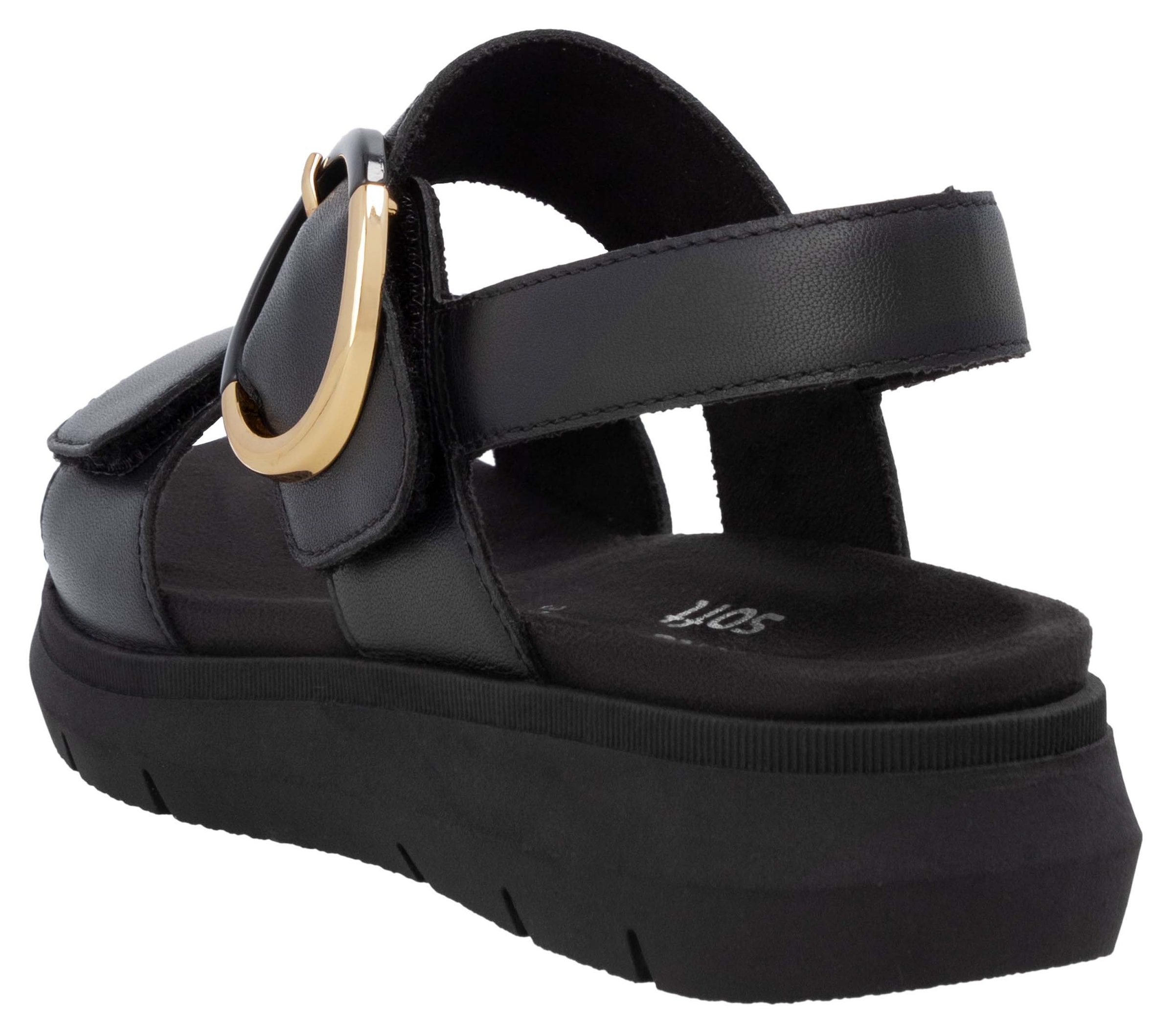 Remonte Riemchensandale  , Sandale, Bequemschuh, Sommerschuh mit praktischen Klettverschlüssen